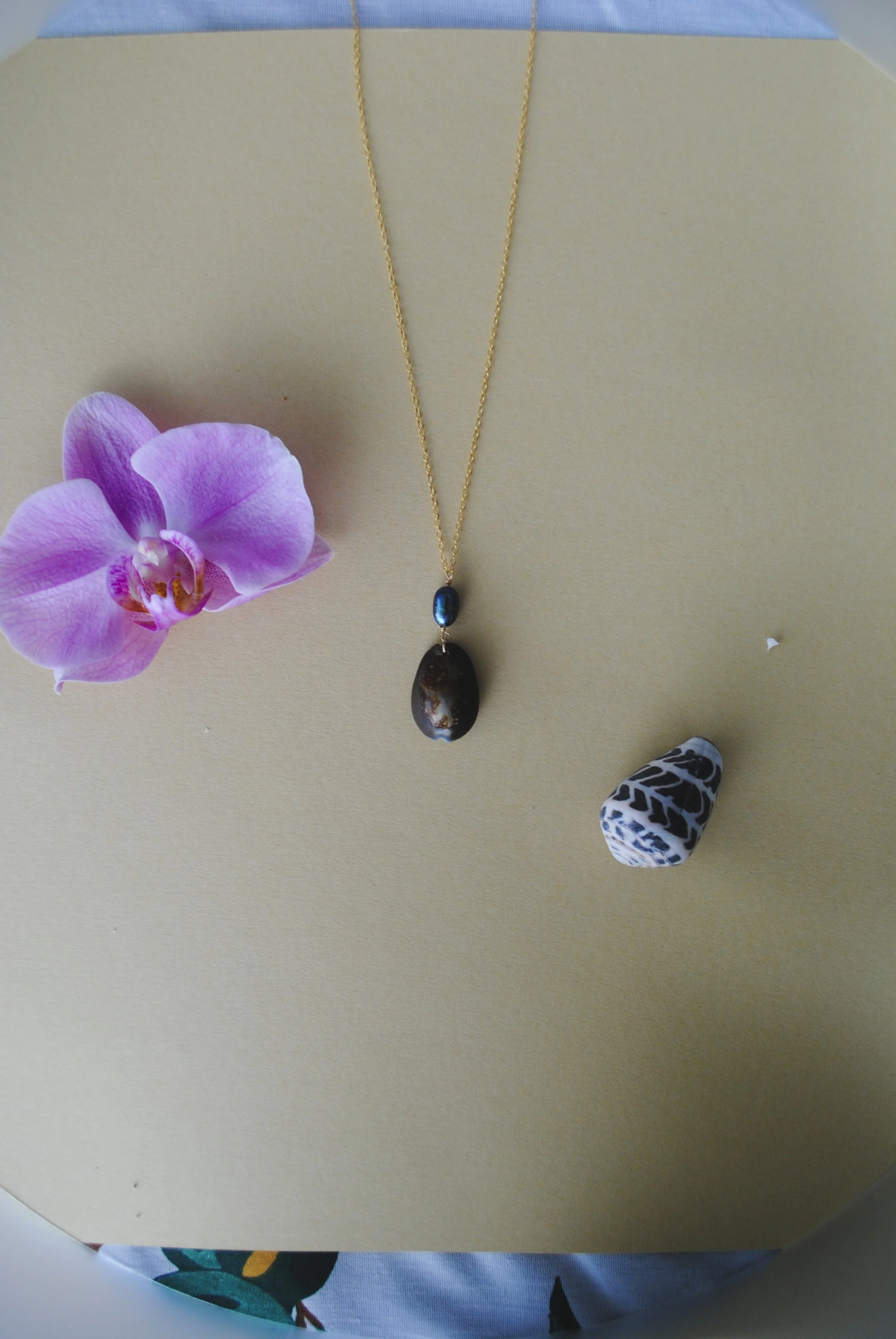 Snake Head Cowrie Shell Necklace