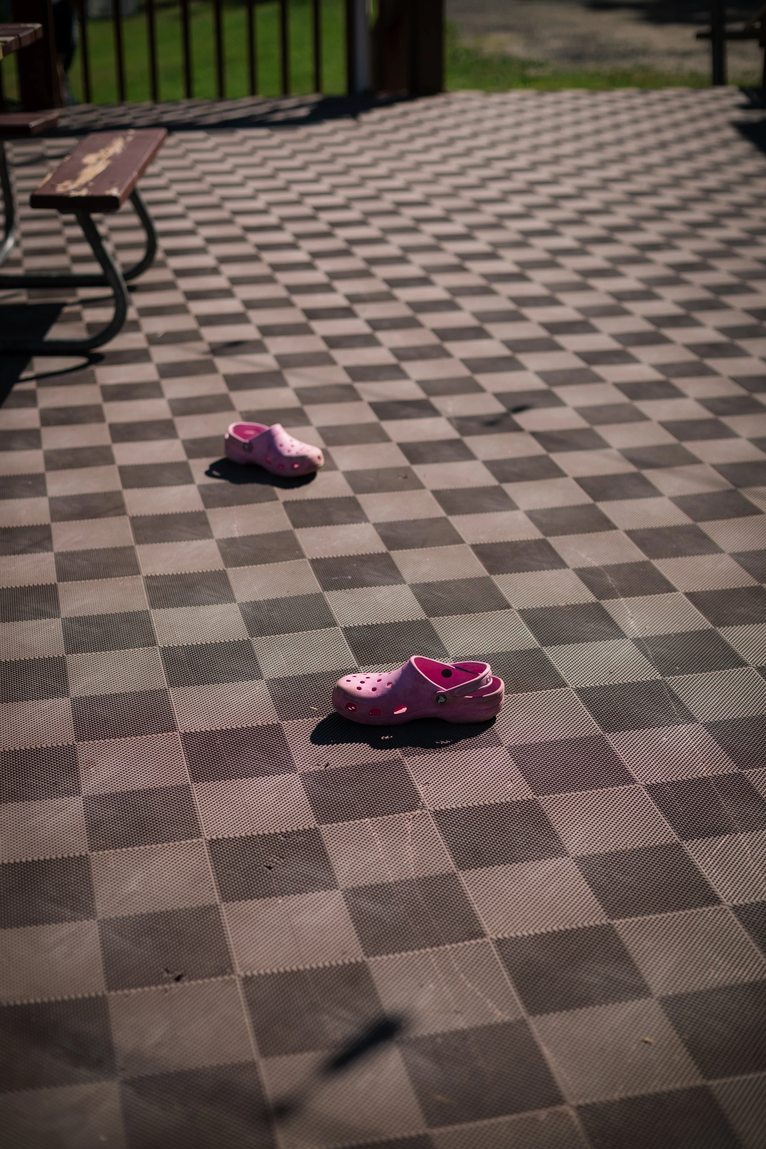 strewn shoes