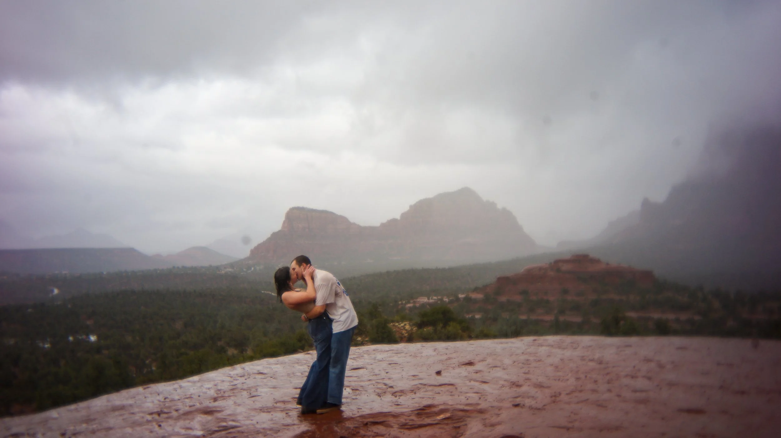 Jacob and Ada at Bell Rock in Sedona, AZ