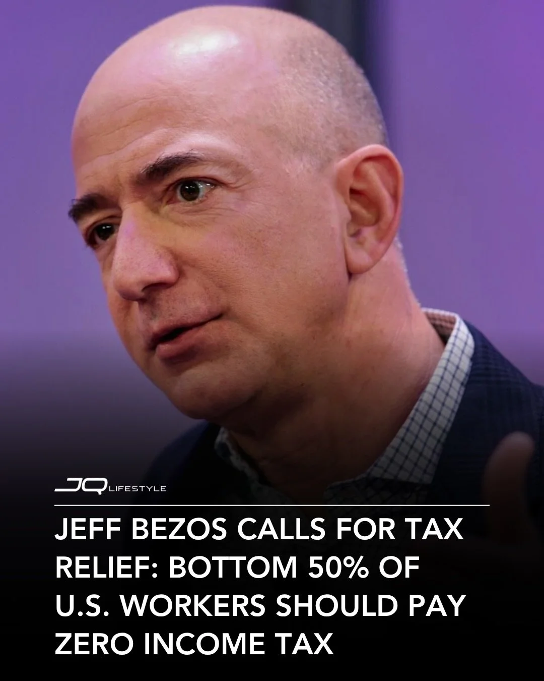 Jeff Bezos is calling for a radical tax change, he believes the bottom 50% of U.S. workers should pay zero income tax. 

The idea? To ease the financial burden on millions of Americans living paycheck to paycheck, while shifting the tax load toward h