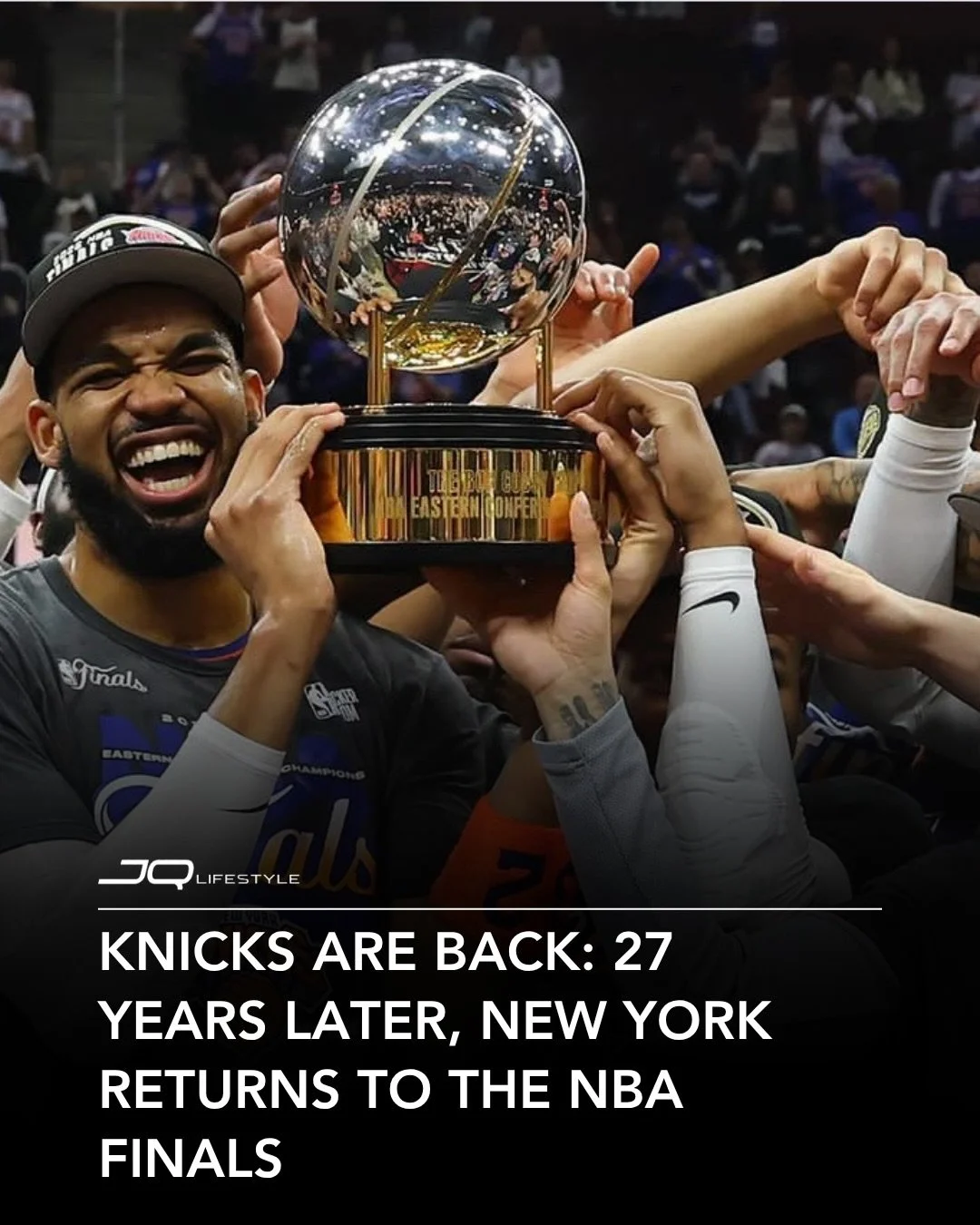 The New York Knicks are BACK on basketball&rsquo;s biggest stage.

Jalen Brunson and the @nyknicks have shocked the league, sweeping the Cavaliers to punch their ticket to the NBA Finals for the first time since 1999. 

#KnicksTape #NYForever #NBAFin