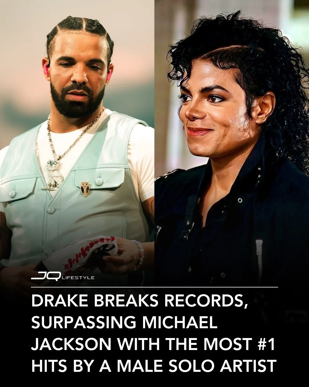 Drake just made history once again. 

His latest single &lsquo;Janice STFU&rsquo; debuted at No. 1 on the Billboard Hot 100, marking his 14th career chart-topper. 

This milestone officially breaks him out of a tie with Michael Jackson, making Drake 