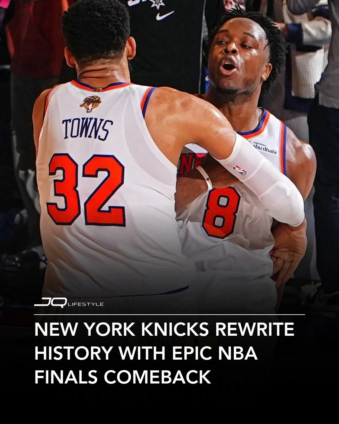The New York Knicks @nyknicks made NBA Finals history by overcoming a 29-point deficit to defeat the San Antonio Spurs 107-106 in Game 4. 

This historic comeback gives the Knicks a 3-1 series lead and moves them within one win of their first champio