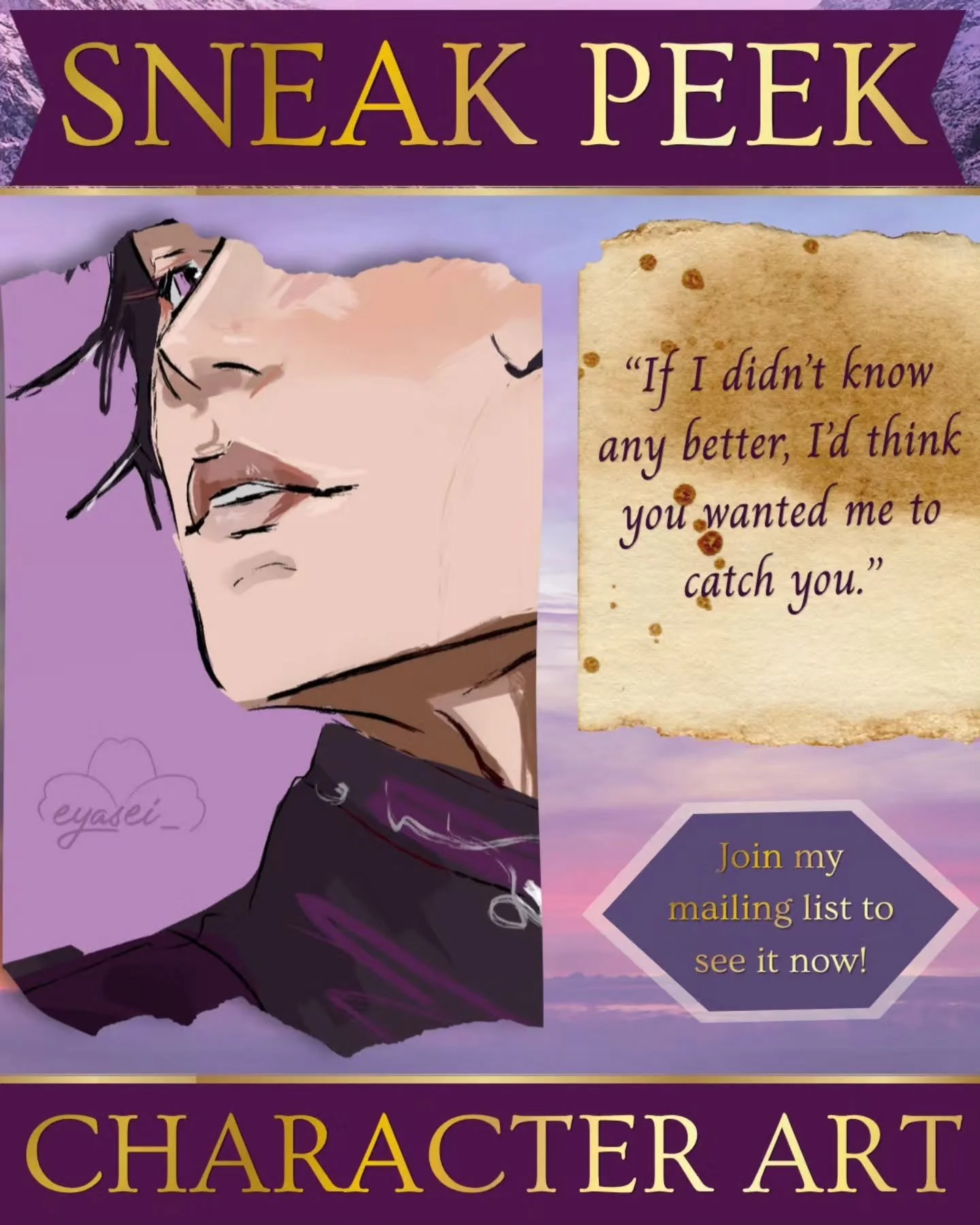 More character art is coming 🔥 And this one is a doozy. If you don't want to wait, join my mailing list! They already have access to all of the portraits as well as other subscriber exclusives.
.
.
.
.
Faerem is an upcoming "why choose" ro