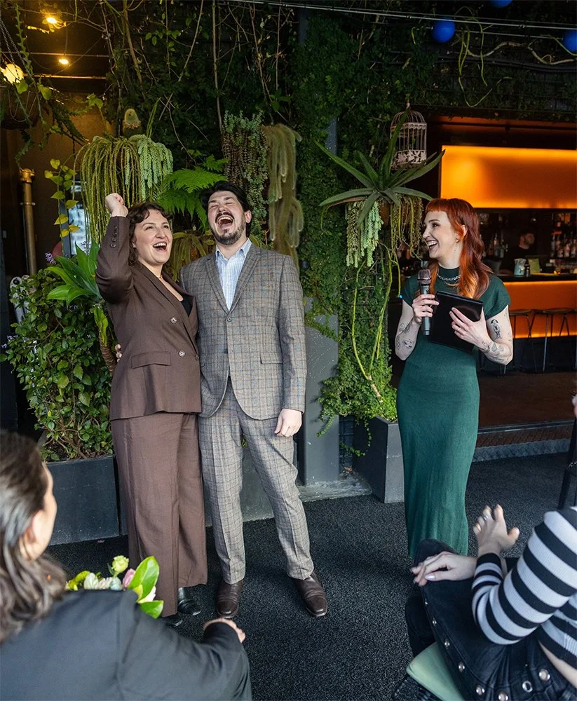 Ruby and Calin's Alternative Melbourne Wedding with Flaming Heart Celebrancy