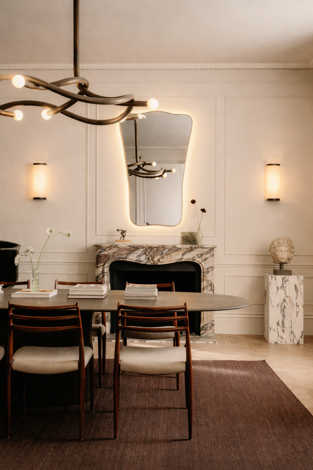 Residential lighting installation with pendant light and wall lights in Sutherland Shire home