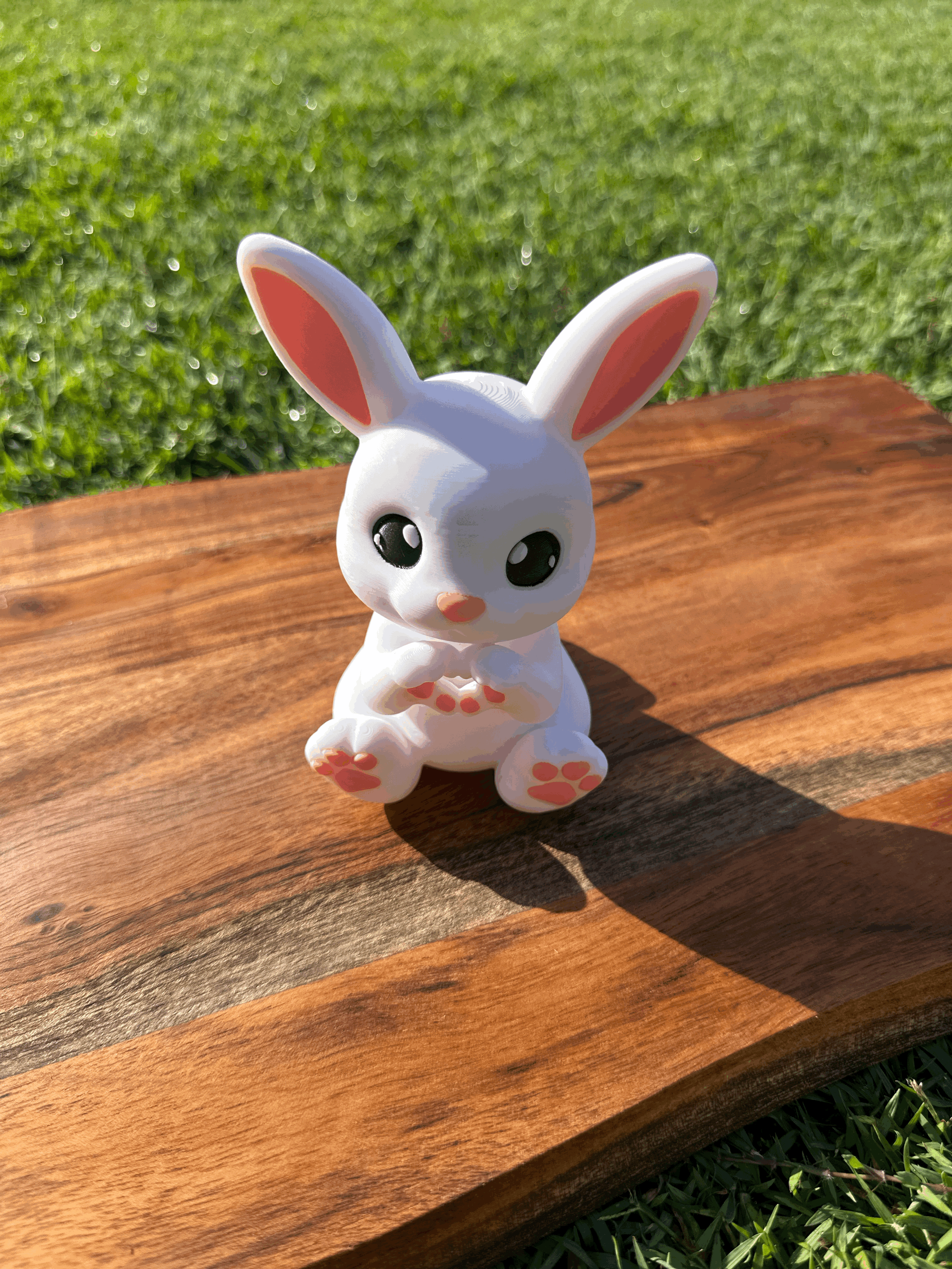 Bunny Heart Figurine