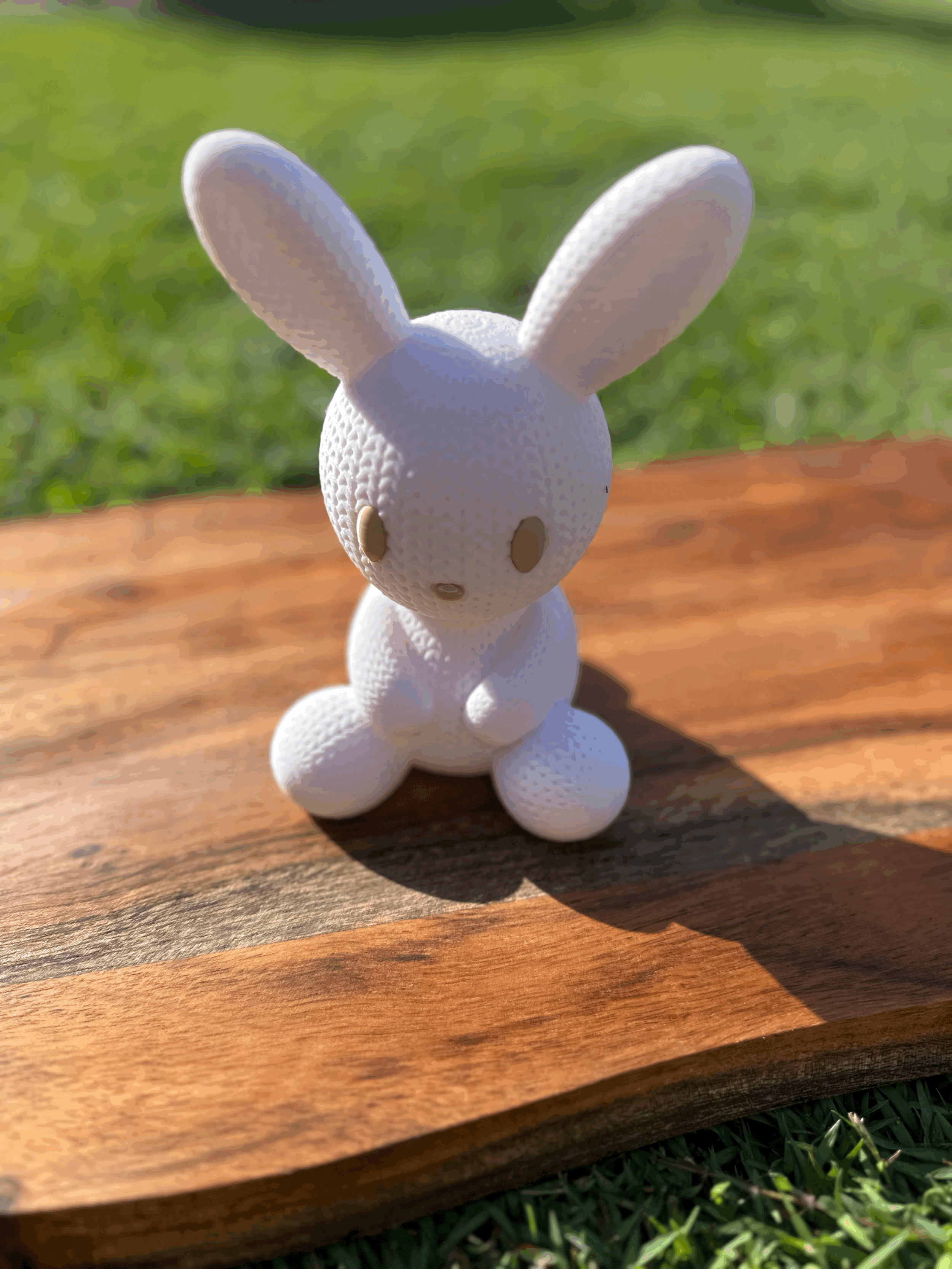 Cuddly Knit 3D Bunny