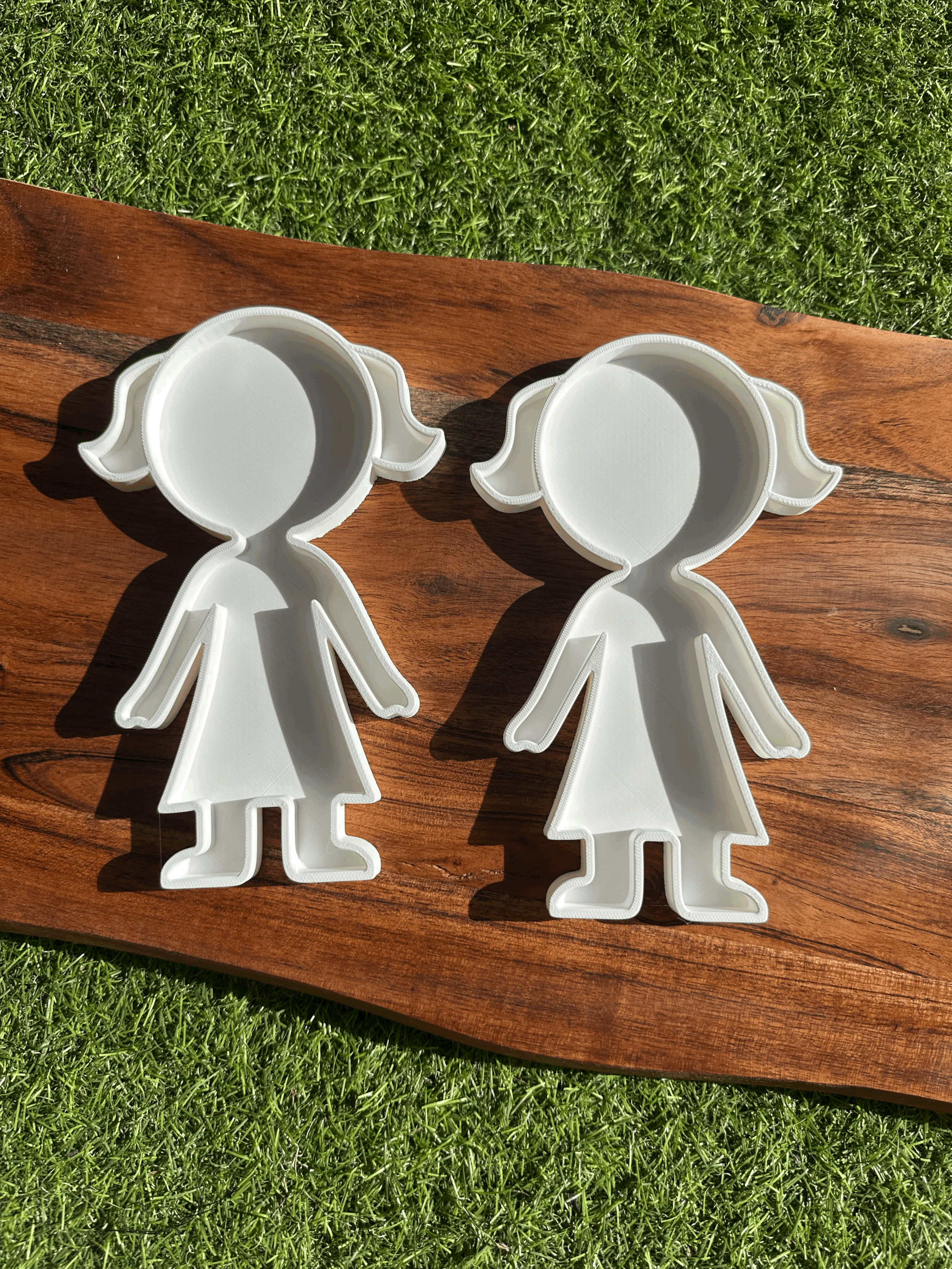 Girl Sensory Play Tray - Set of Two