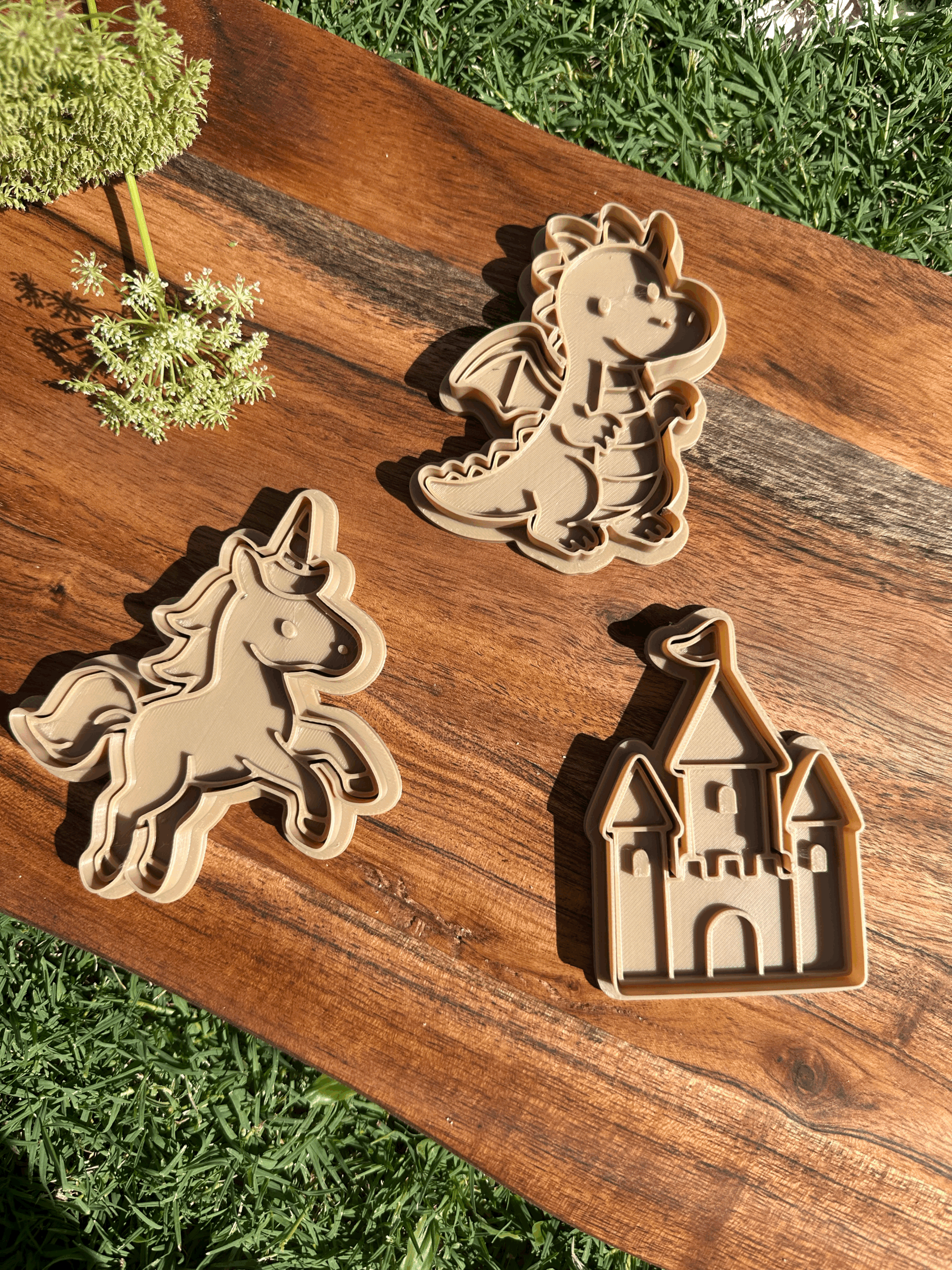Playdough Cutter & Stamper Set | Magical Kingdom Cutter Set