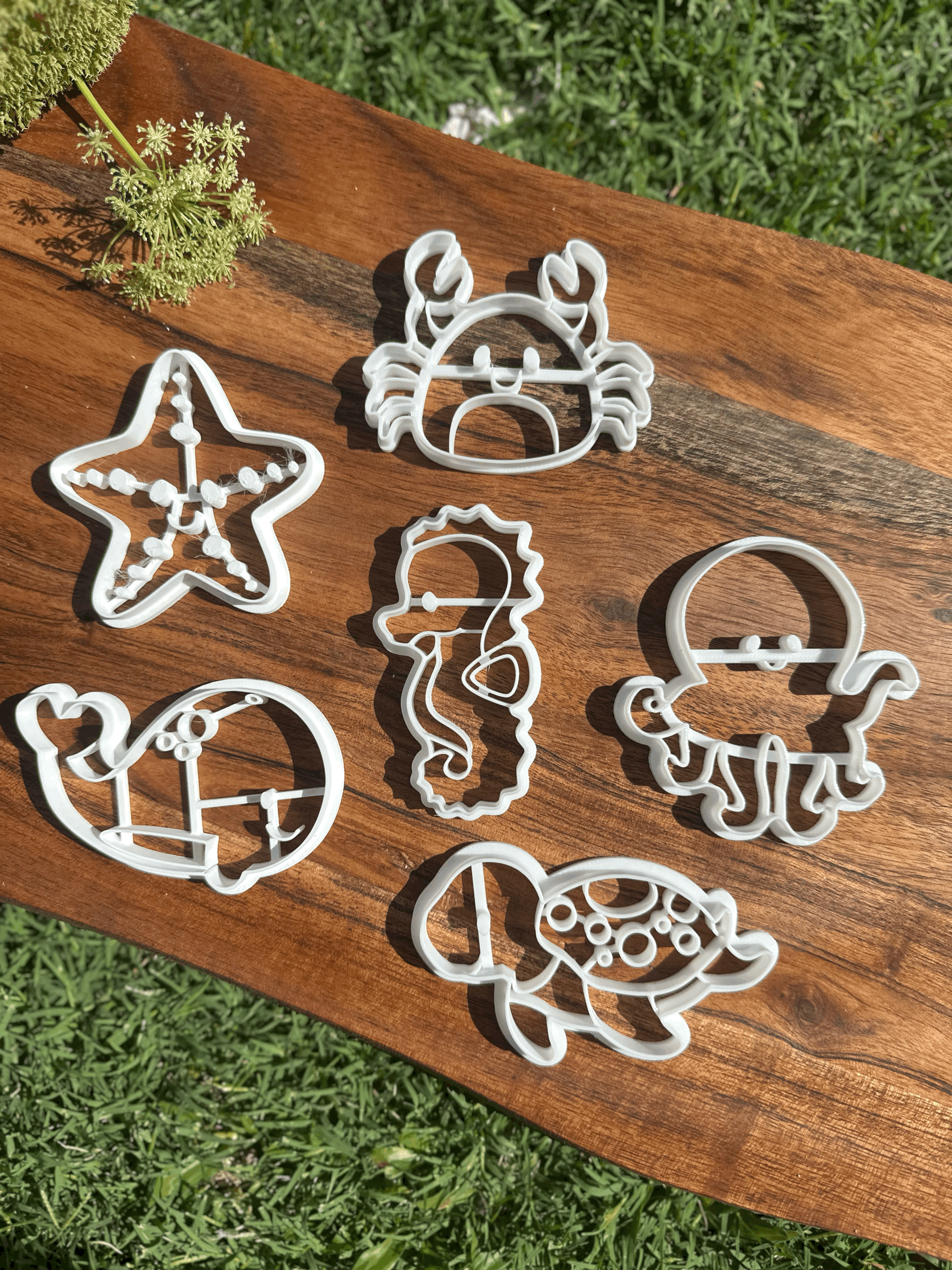 Playdough Cutter & Stamper Set | Sea Creatures