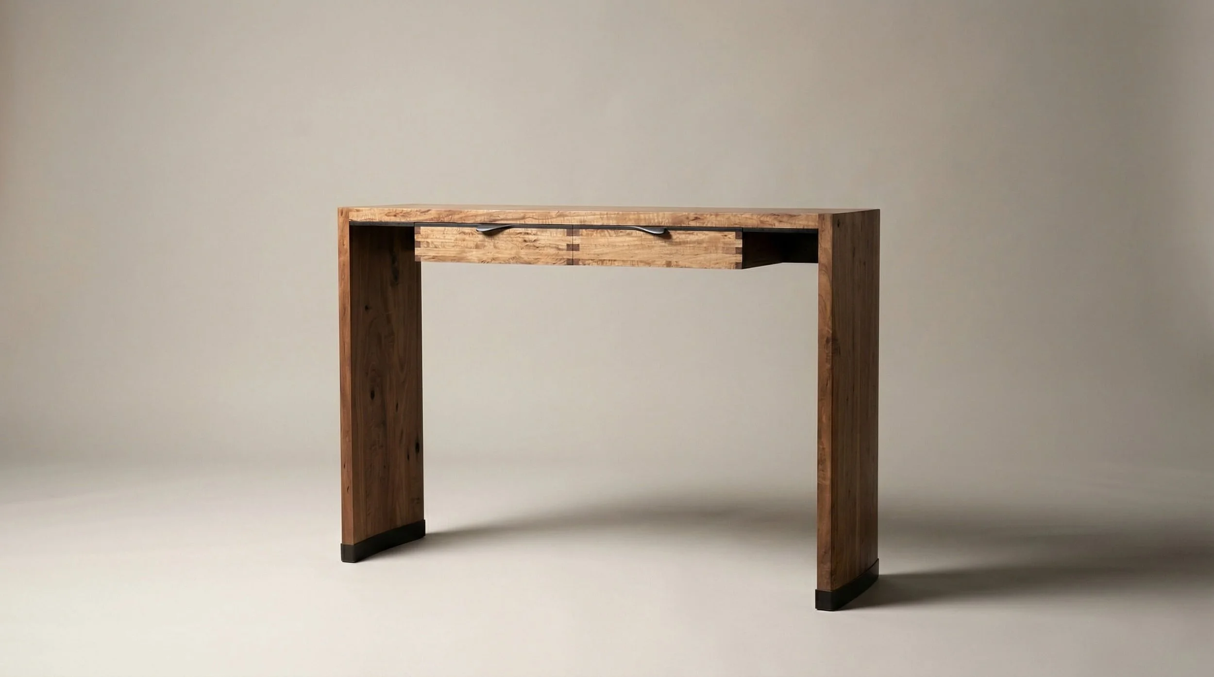 Minimalist solid timber hall table by furniture maker Will Marx