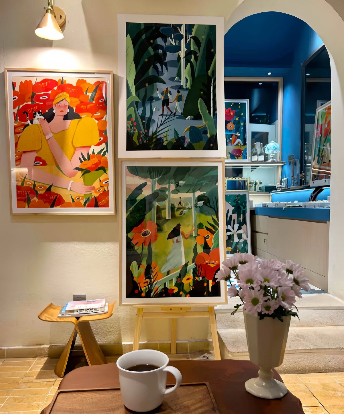 As the weather gets colder,these pieces keep a touch of nature close 🌿
A2 framed artworks now open for pre-order 🤍
I&rsquo;ll build my website very soon 🙌🏻🙌🏻just been spend time with my parents while they&rsquo;re here 🥹