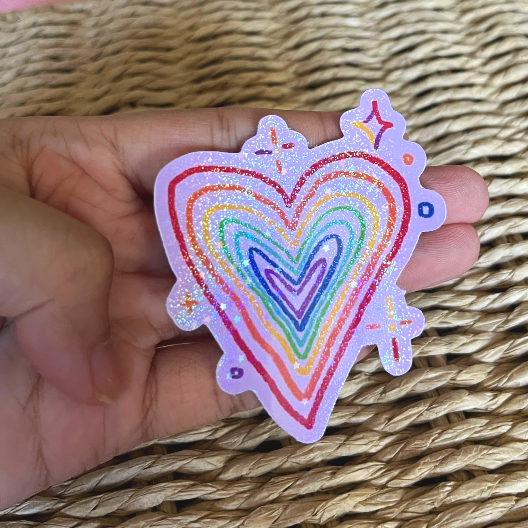 My Mood Heart Sticker