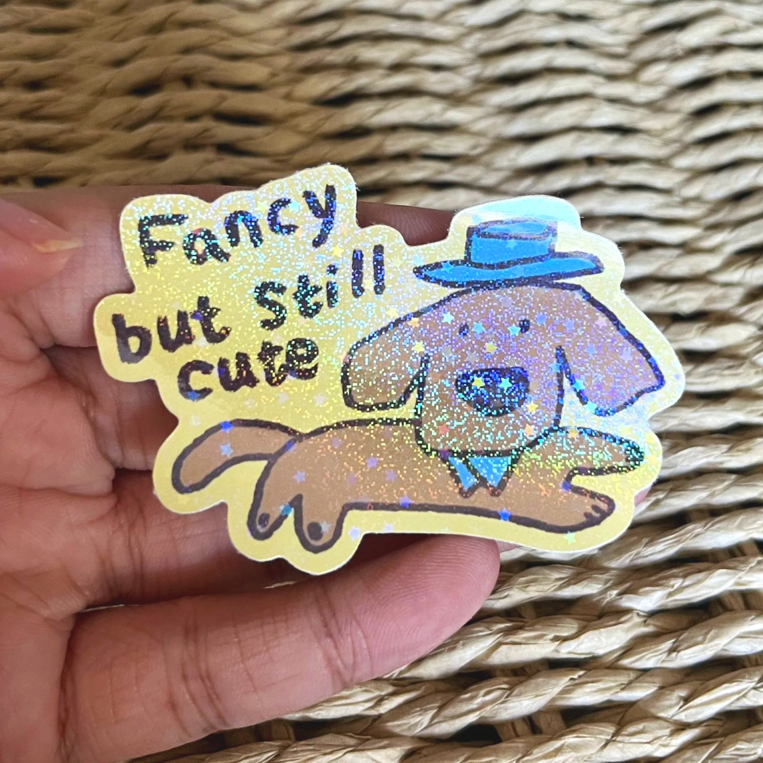 Fancy but still cute Sticker