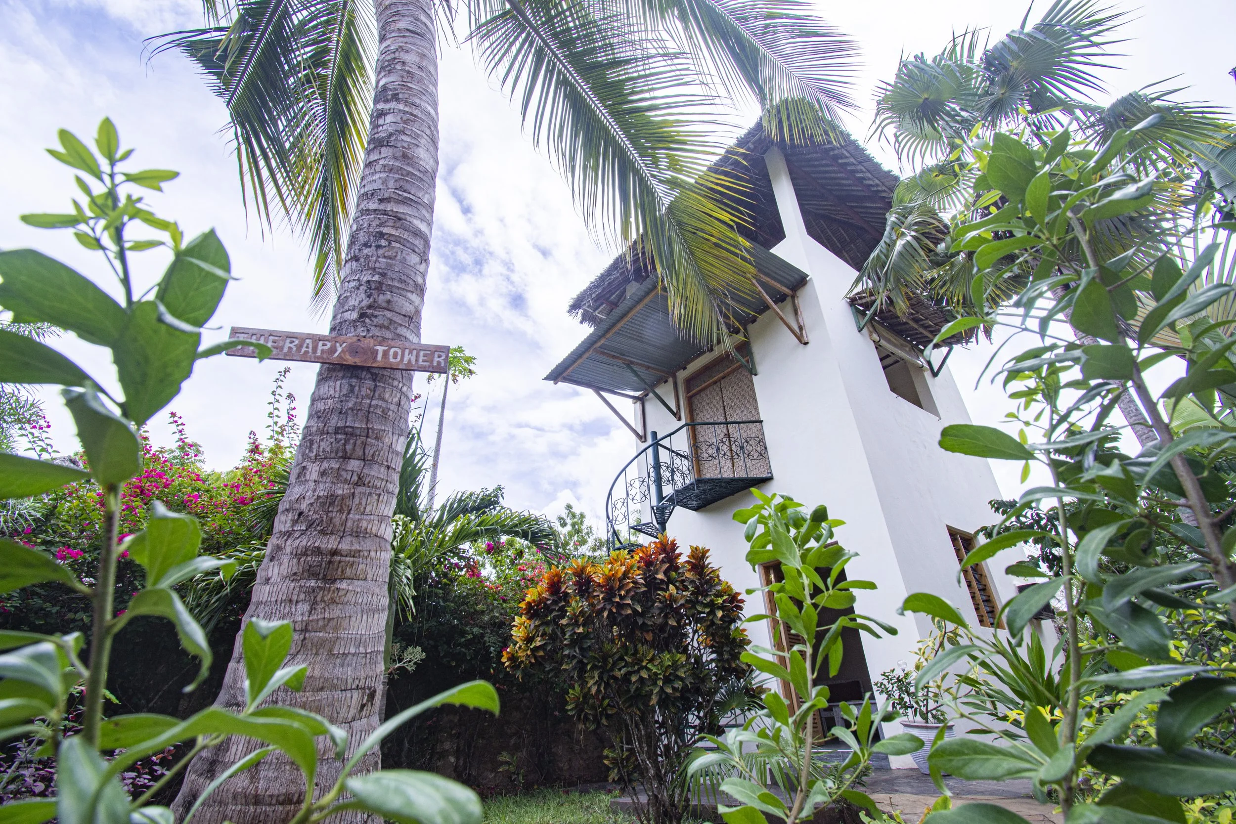 Therapy tower at House of Afya Diani Kenya