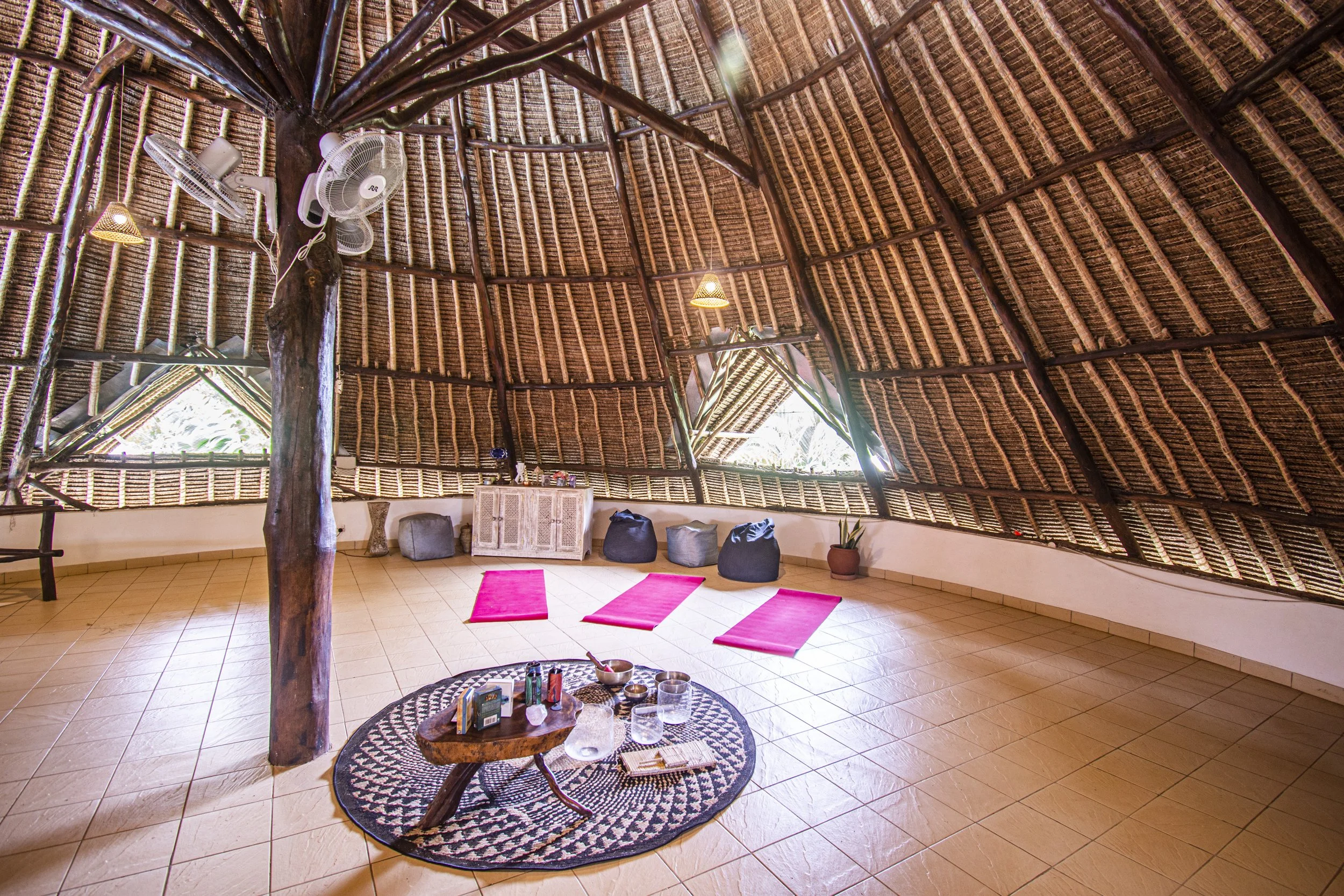 Upstairs space at House of Afya Diani
