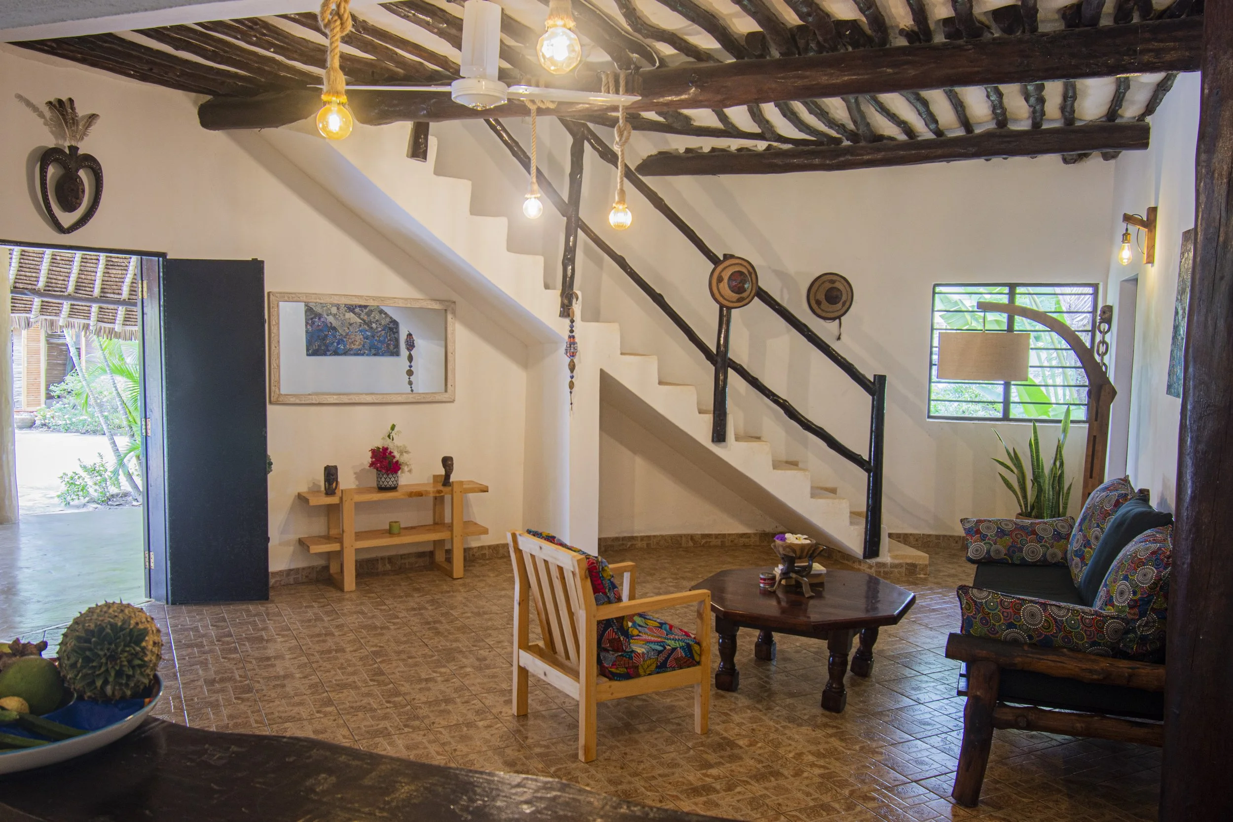 Interior ambiance at House of Afya Diani
