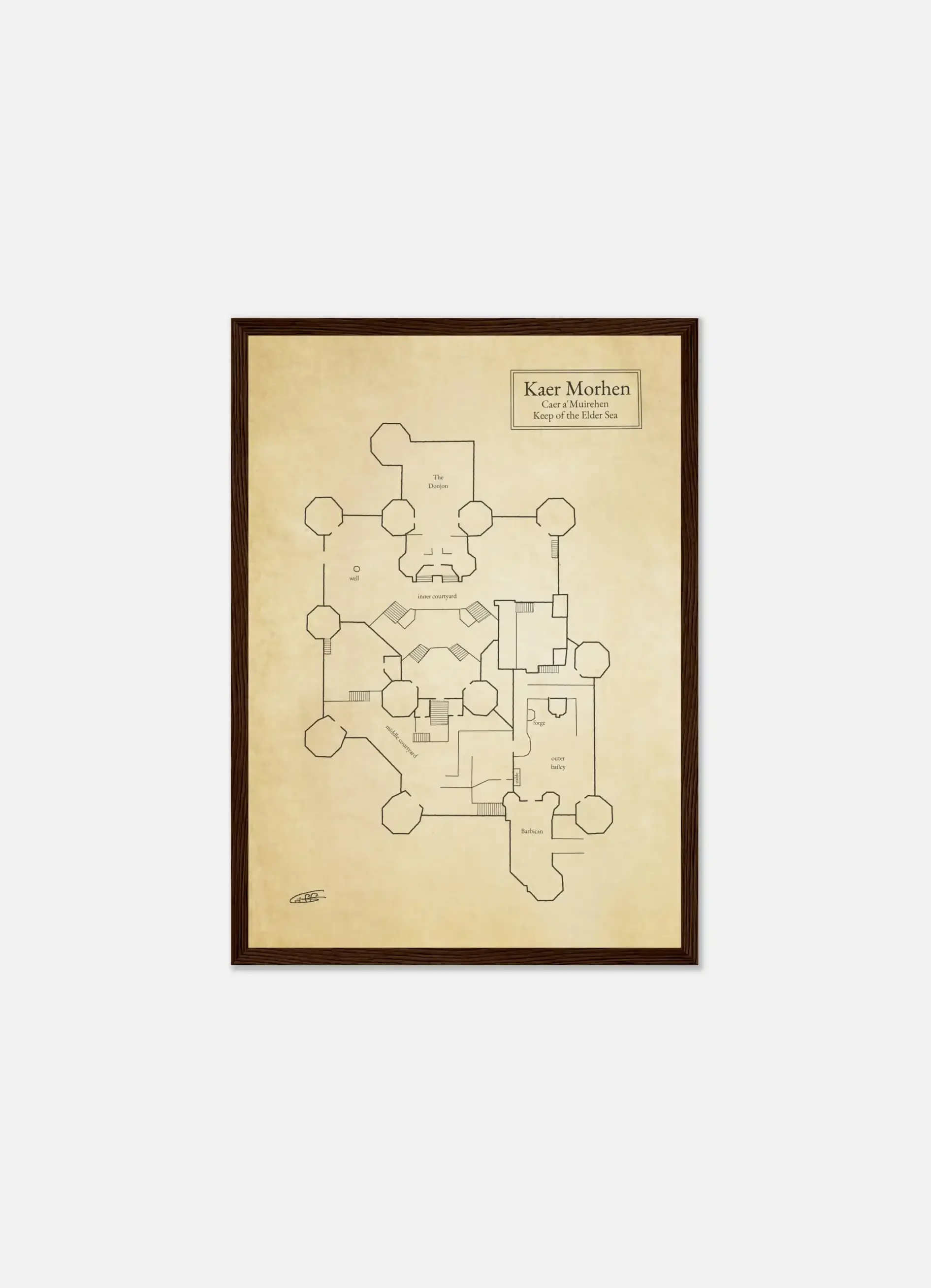 Kaer Morhen The Witcher Fantasy Castle Map Main.webp