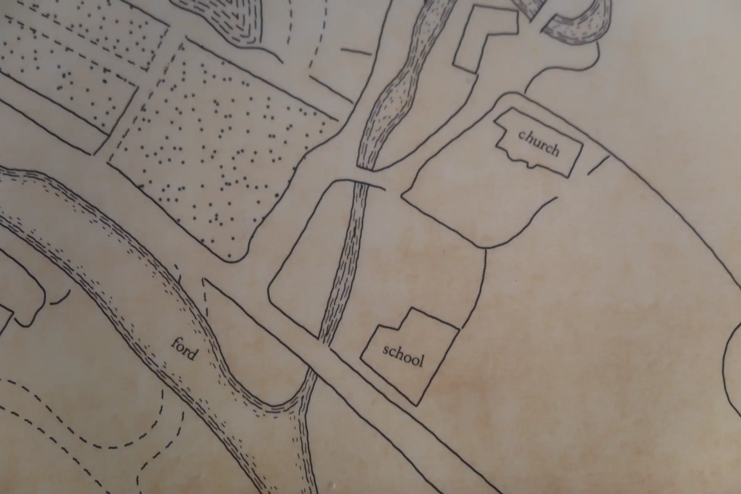 Sunken Lost VIllage Derwent Vintage Historical Map Peak District 07.webp