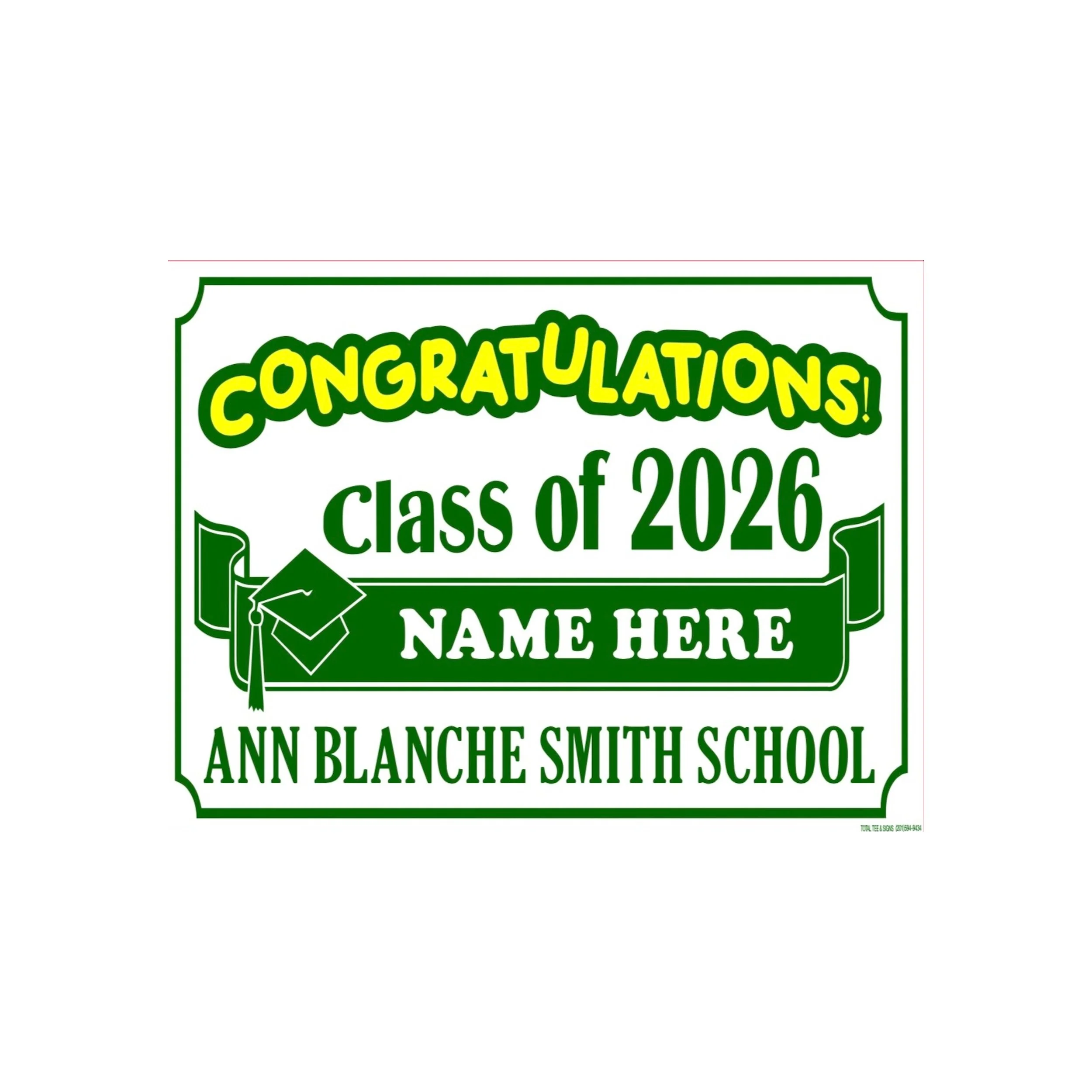 5th Grade Yard Sign