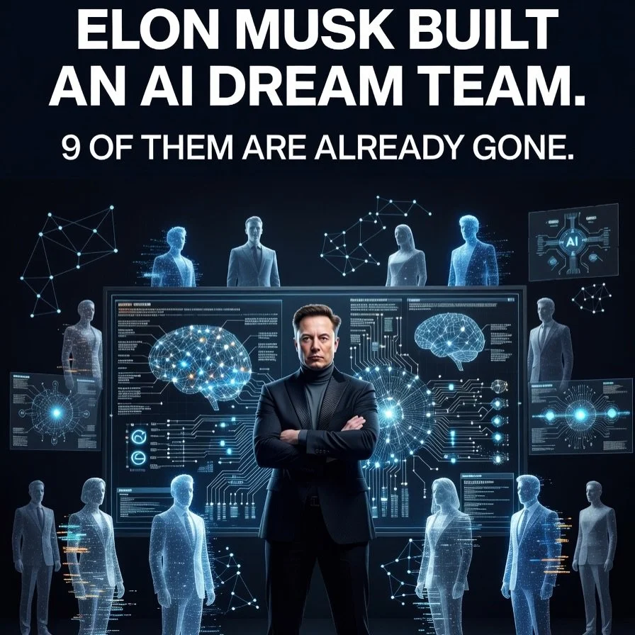 11 founders. 9 gone. xAI is rebuilding from the ground up&hellip; and Grok&rsquo;s next capabilities might shock the world. 🔎🔎