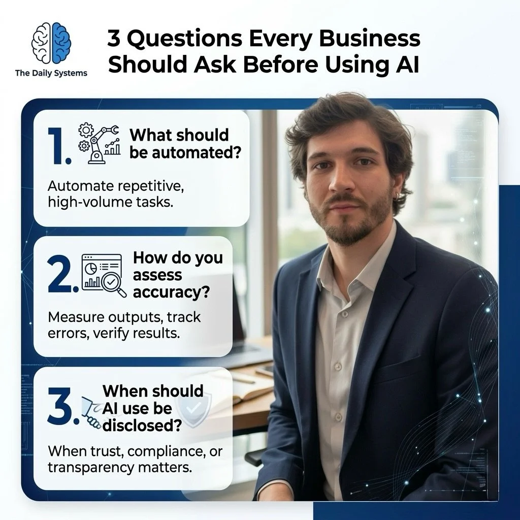 Not every task needs AI, but every company needs an AI strategy. Simplify your adoption by focusing on what truly matters: volume, precision, and transparency. 💡