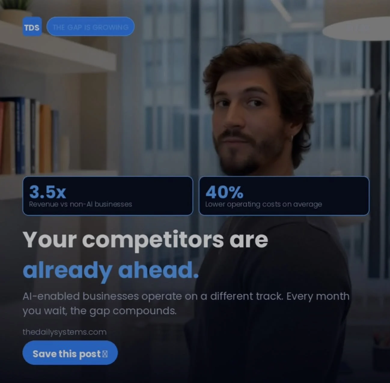 The ones that survive aren&rsquo;t working harder.
They&rsquo;re running on systems while their competitors drown in WhatsApp messages and no-shows.

I&rsquo;ve built these systems inside real businesses you can be anywhere.

The results aren&rsquo;t