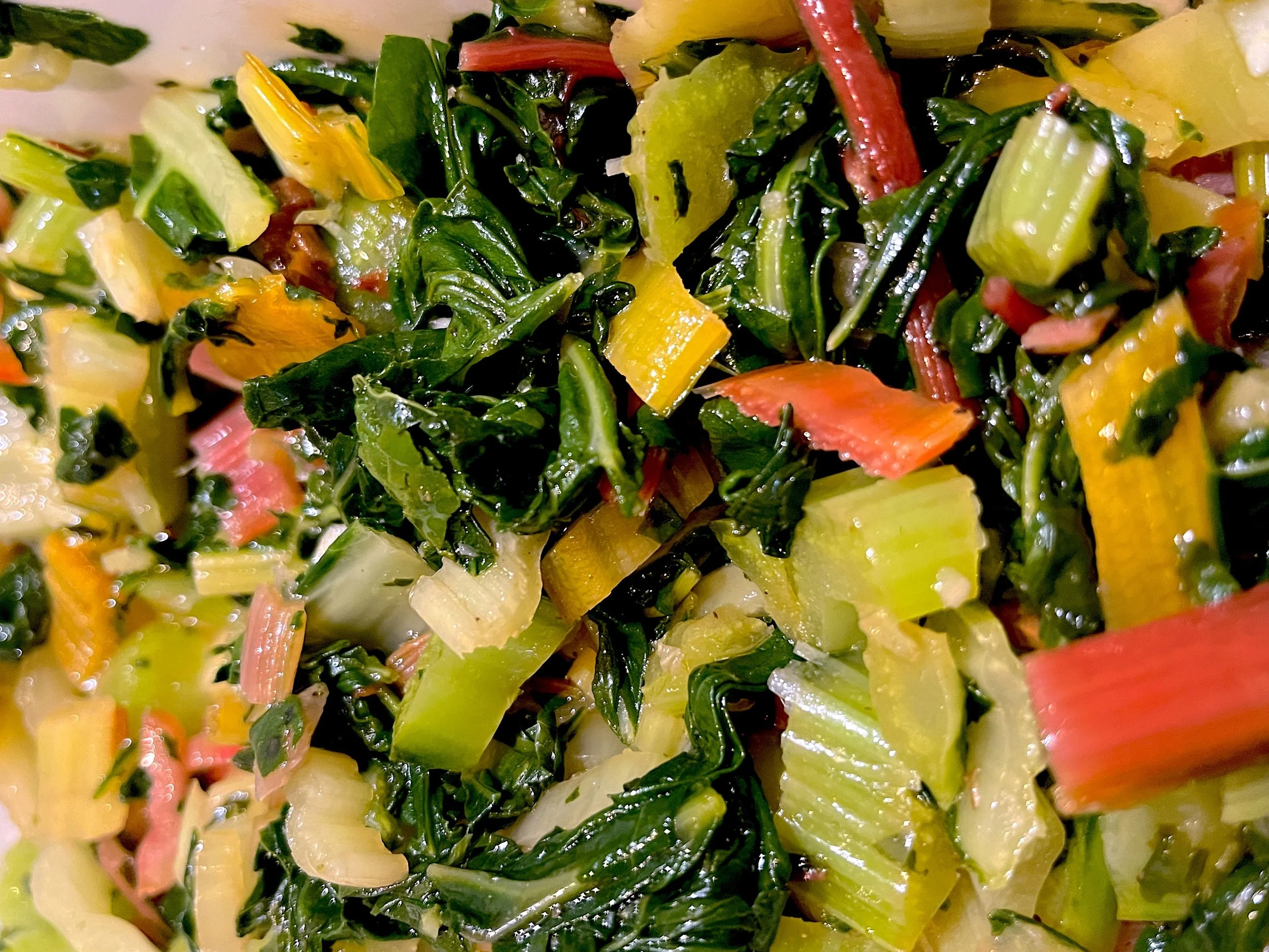 Traditionele Italiaanse Snijbiet Salade 