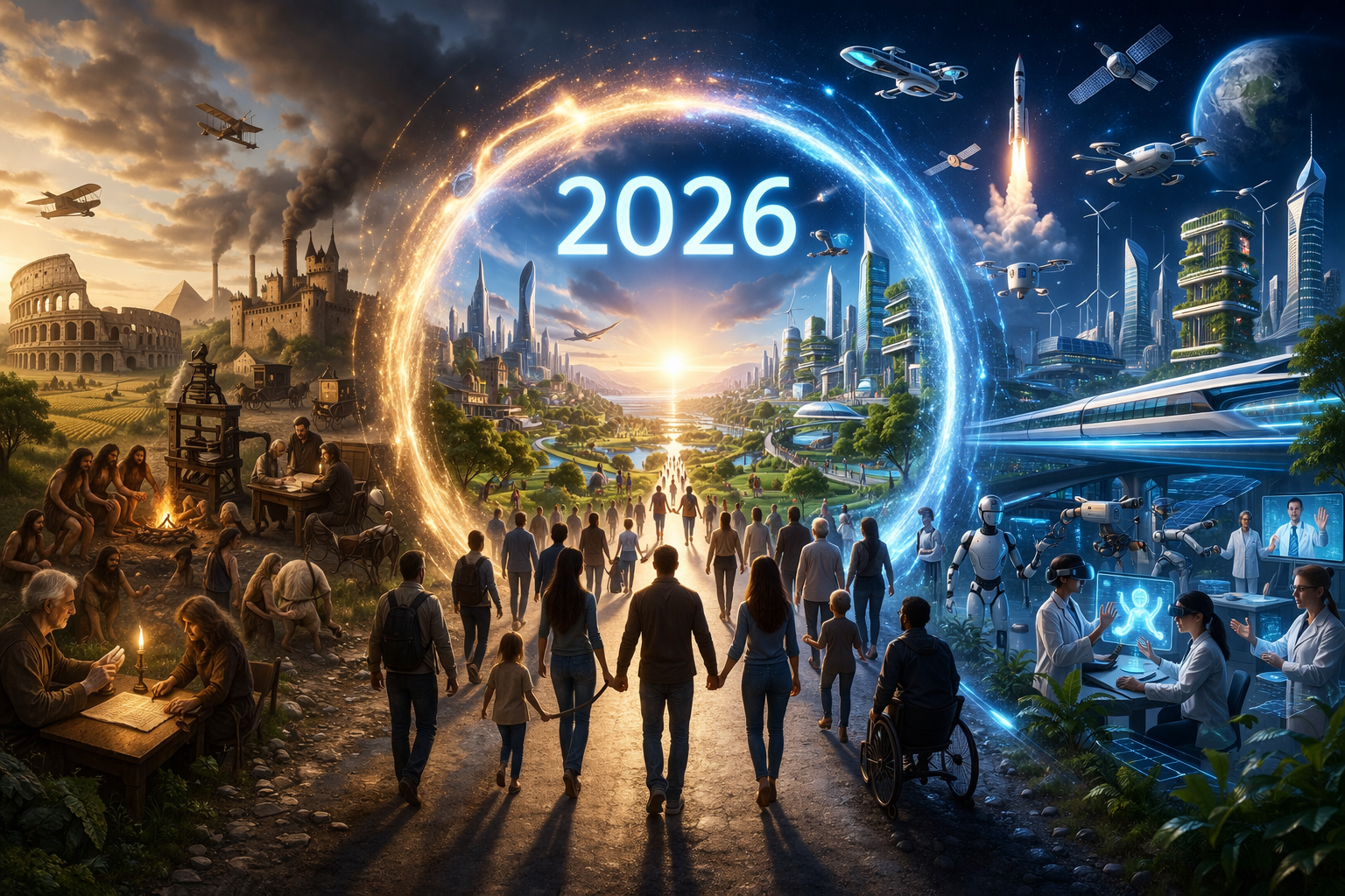 Anul 2026 va fi un „pasaj” memorabil în istoria umanității