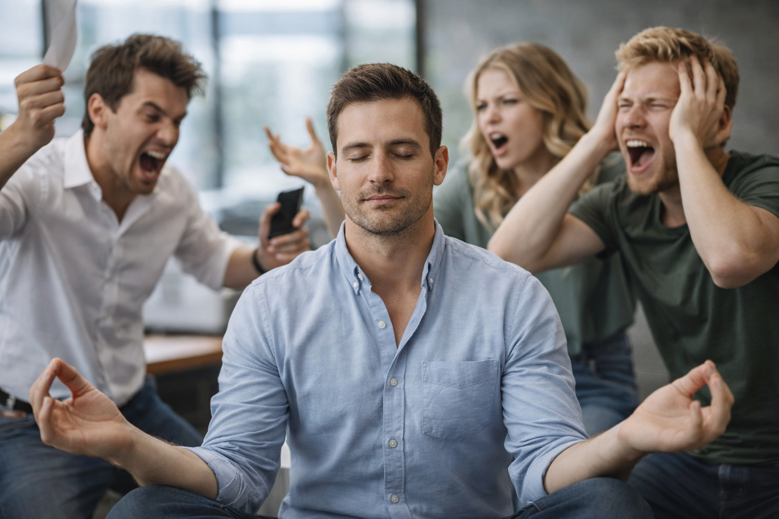 Maturitatea spirituală se vede din faptul că-ți ții firea atunci când ești provocat