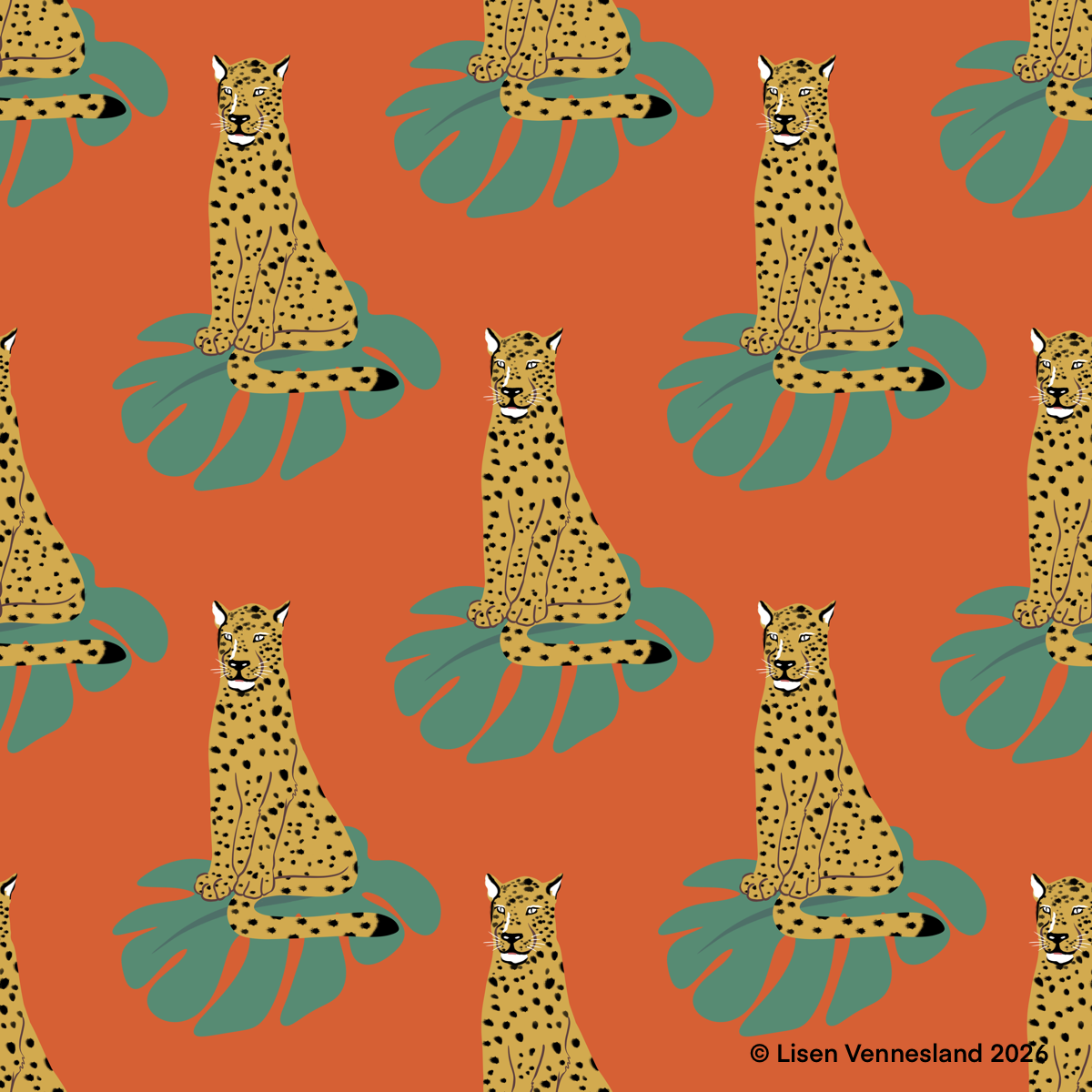 Leo red repeat pattern.png