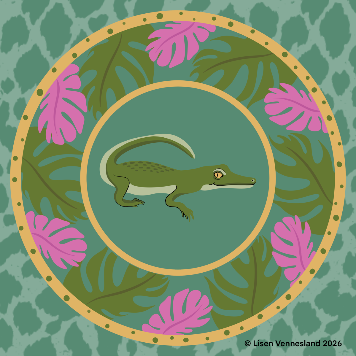 Croco green plate.png