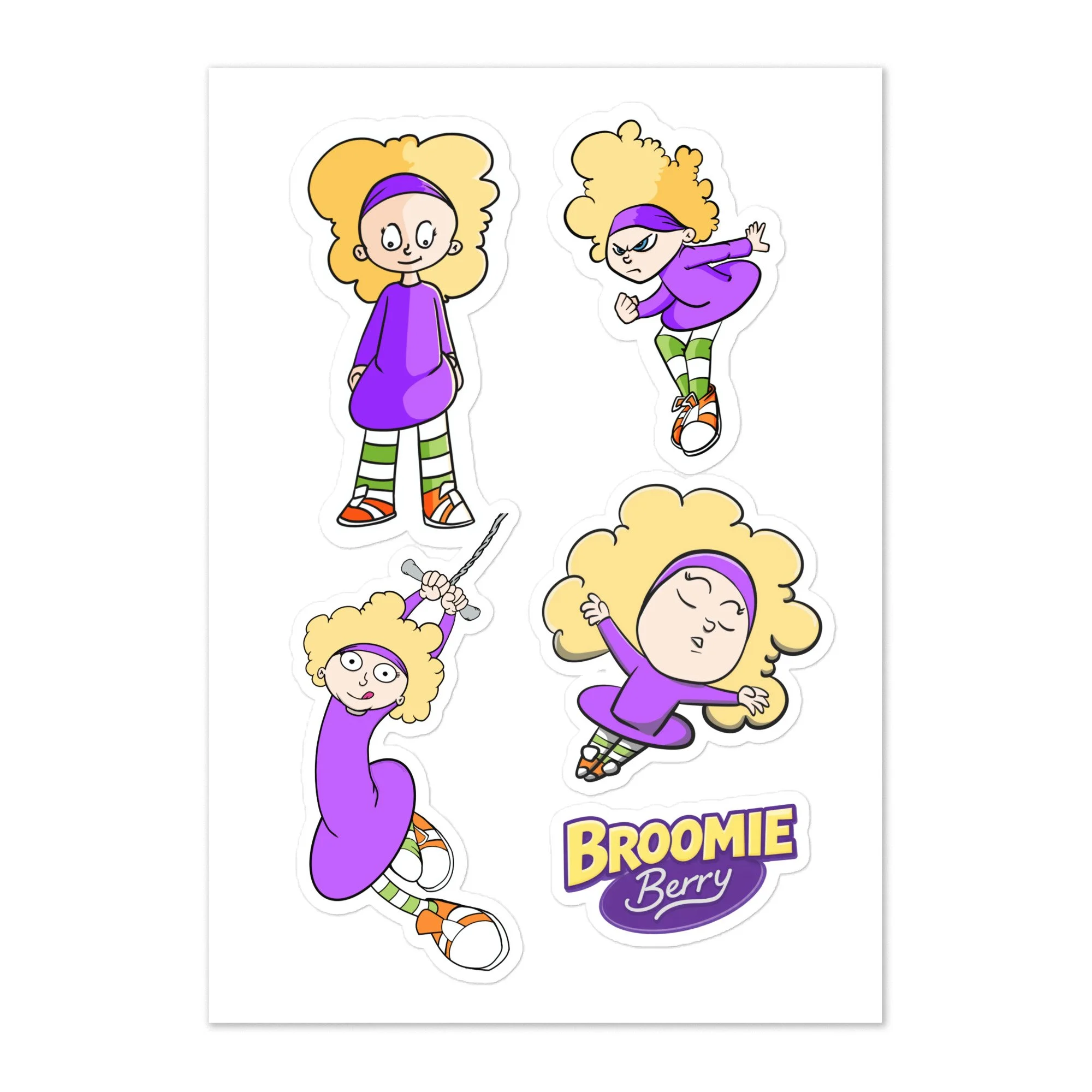 Broomie Berry Sticker sheet