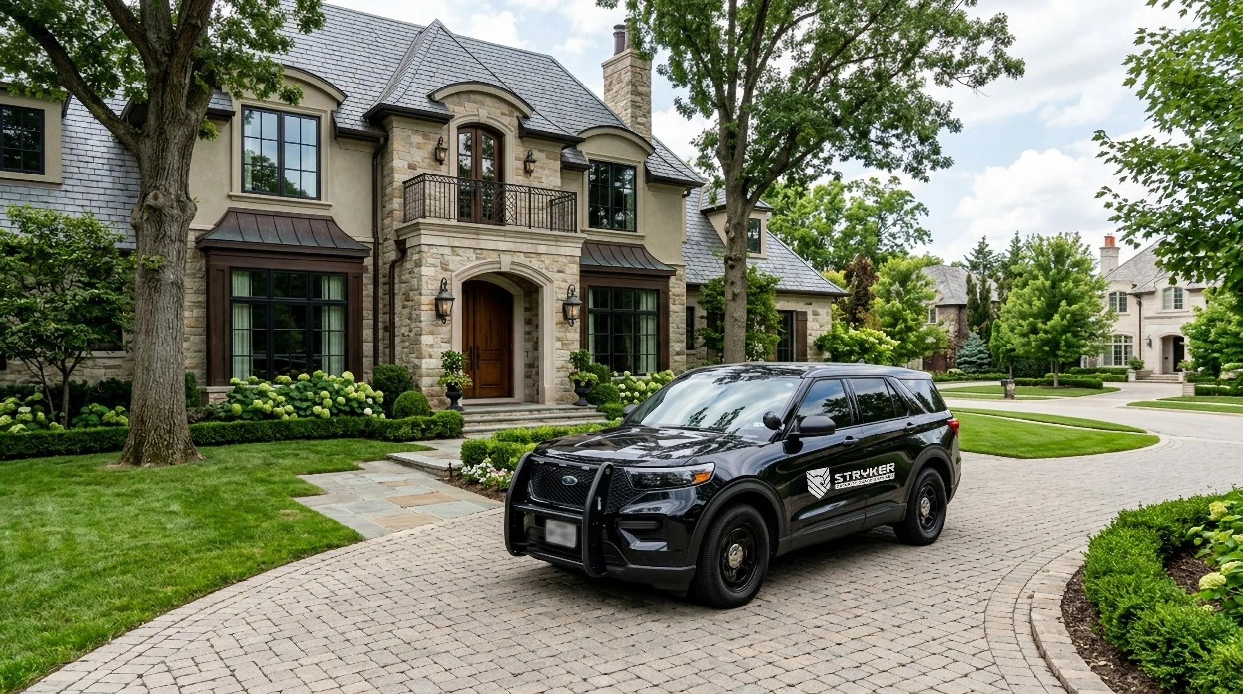 Private Vehicle Security Patrol, Courtesy Patrol. Malibu, Calabasas, Woodland Hills & Los Angeles Residential Security. Home Security Guard, Luxury Home Concierge Security. Stryker Security Guard Services