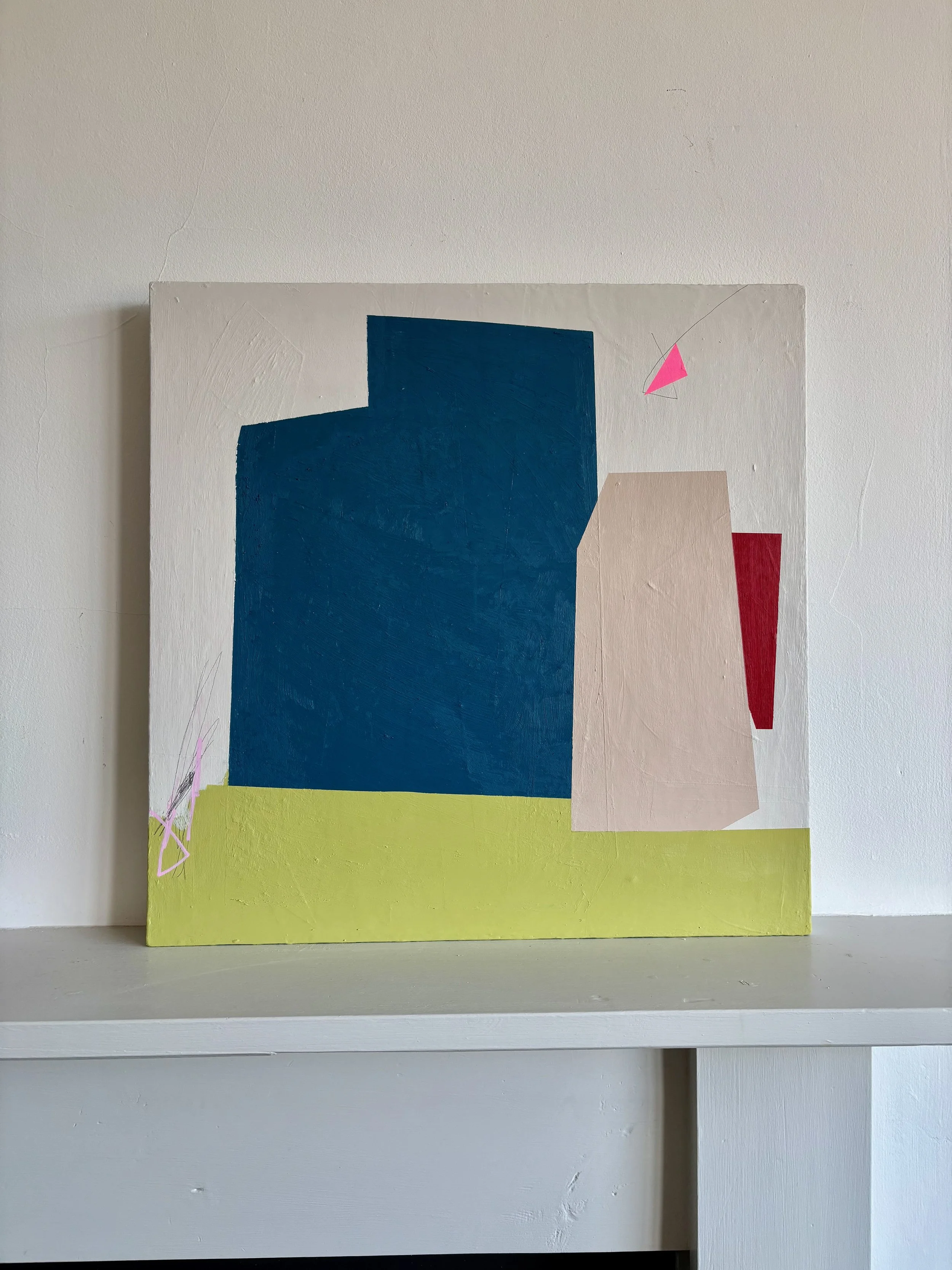 Abstract with Blue