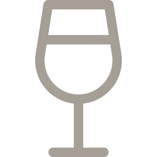 Icono de una copa de vino.