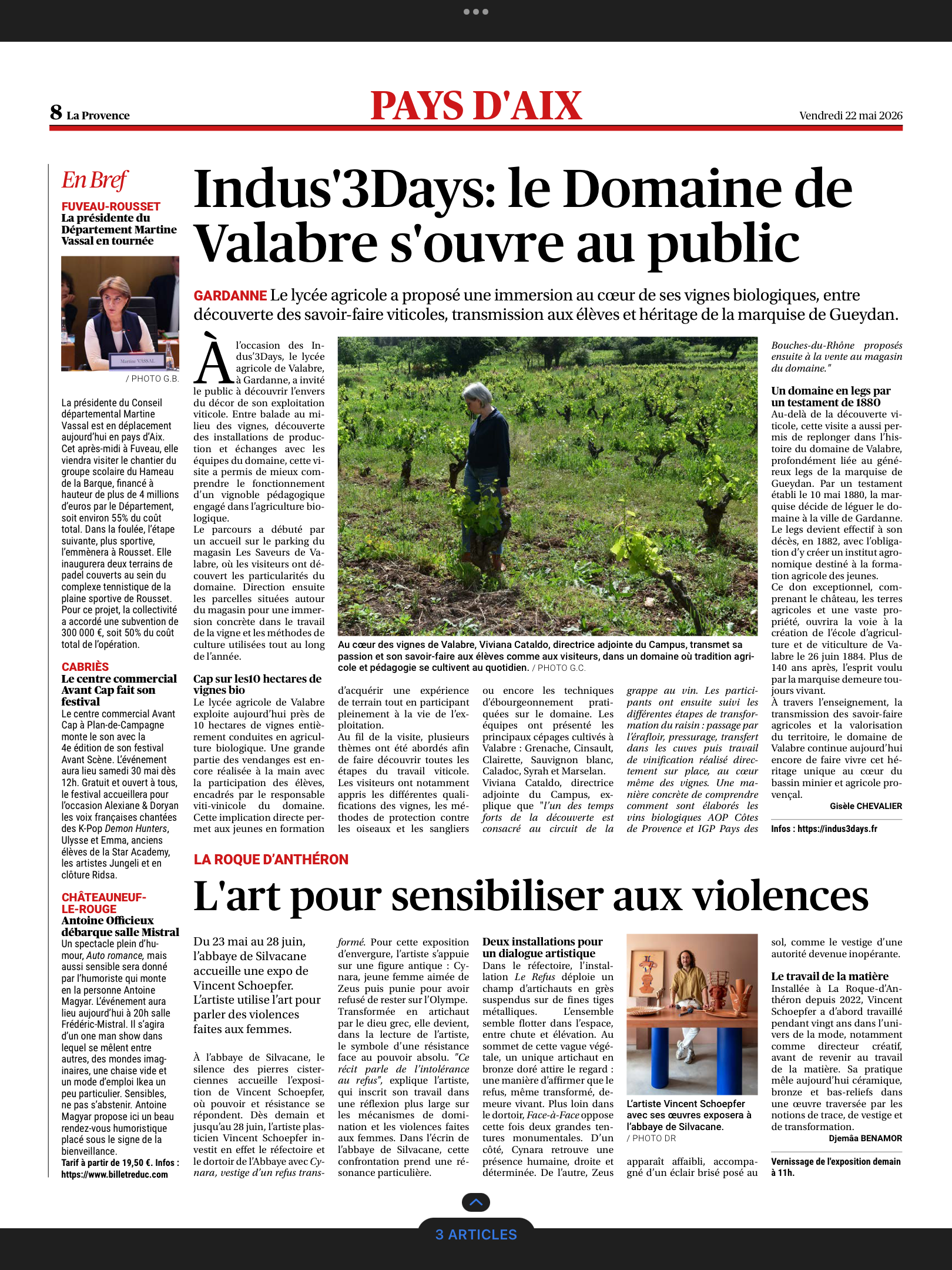 article la provence vincent schoepfer
