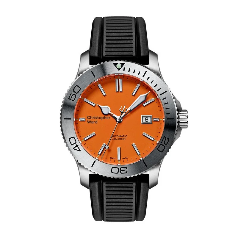 WH1240f C60 Trident Pro 600 316L Orange Limited Edition 43mm Diver (Undated)