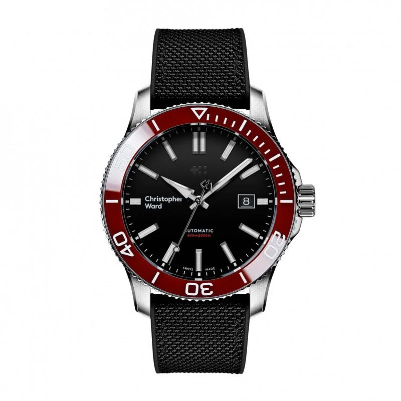 SOLD WH1272h C60 Trident Pro 600 Mk3 42mm black/red (07/2024)