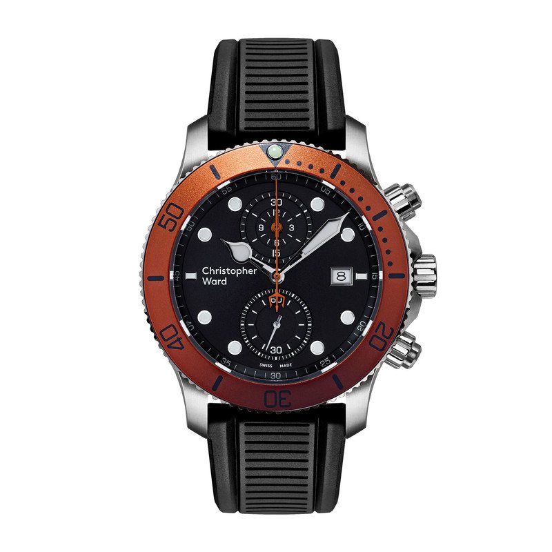 WH1449g C60 Trident Chronograph 300 black/orange (01/2021)