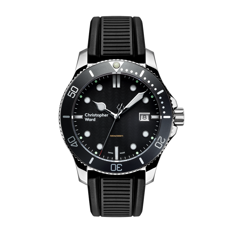 WH1313g C60 Trident 300 Quartz 43mm Black/black Diver Mk2.5 (05/2020)