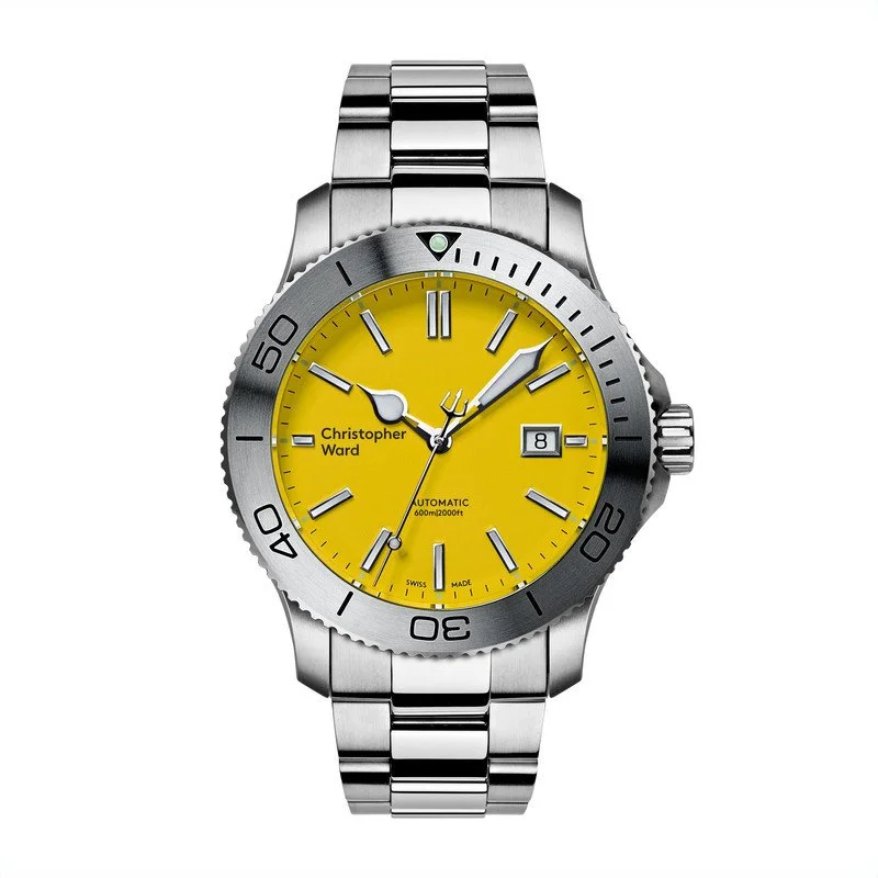 WH1212T C60 Trident Pro 600 316L Yellow Limited Edition 43mm Diver (04/2018)