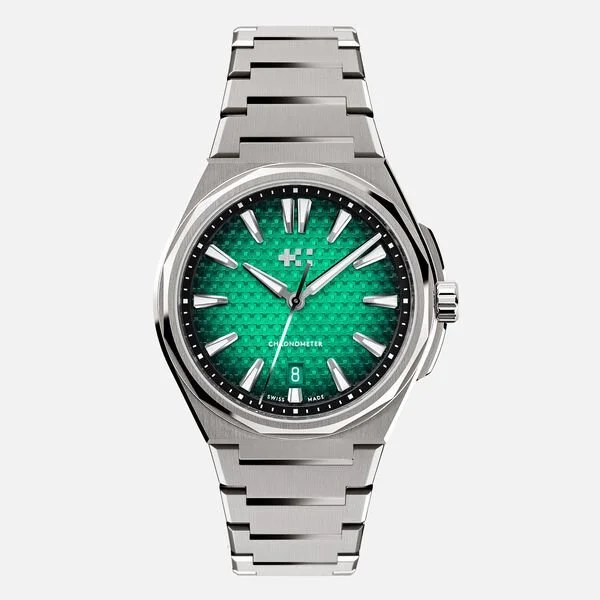 WH1249e The Twelve Aurora Green 40mm Titanium COSC (Ti bracelet and rubber strap) (03/2024)