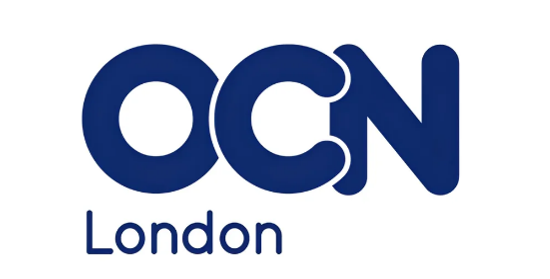 OCN London logo with bold blue letters and the word London underneath.