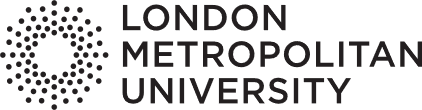 London Metropolitan University logo in black and white
