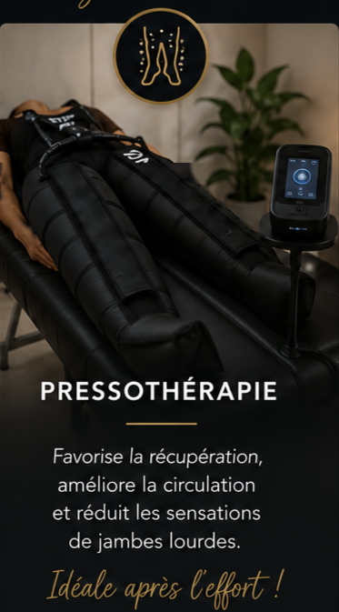Une séance de Pressothérapie - Espace Forme Beaufortain