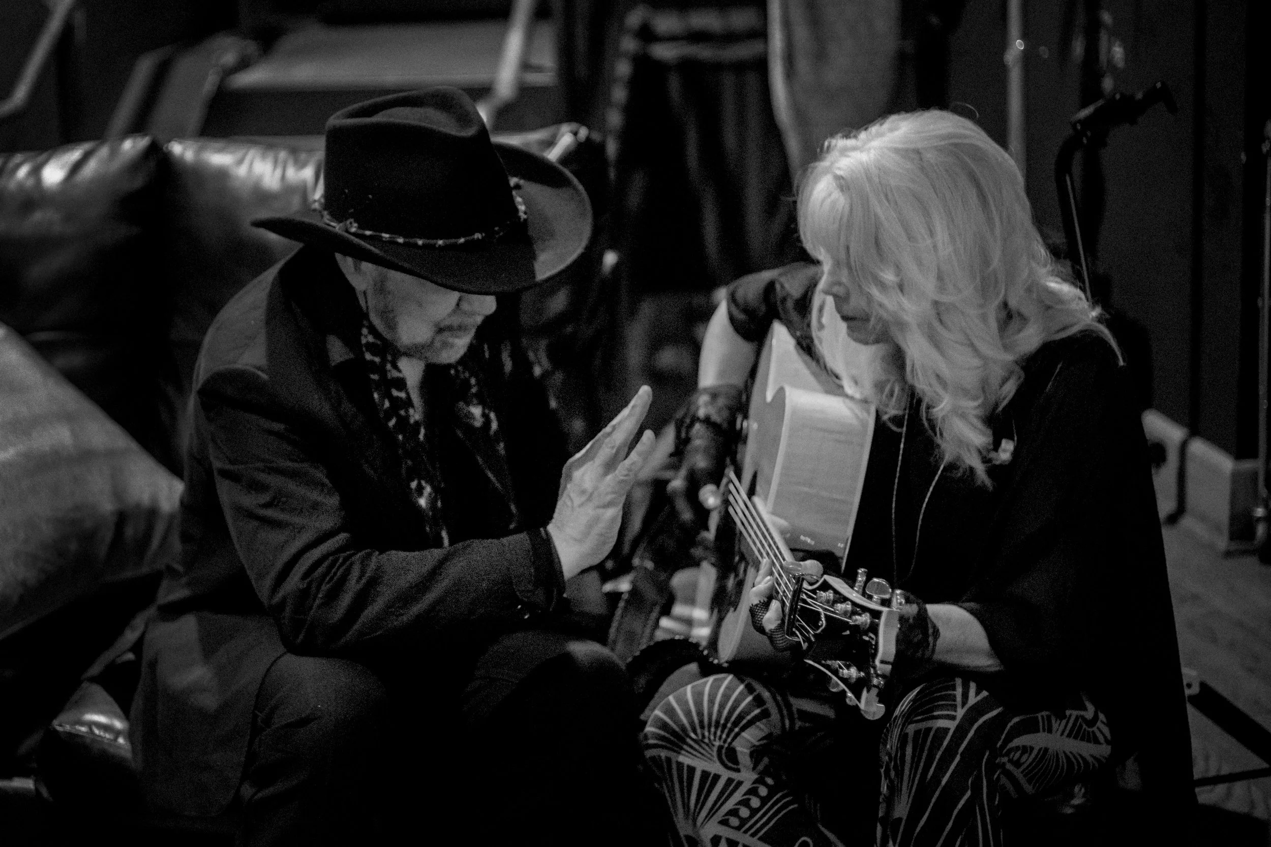 With Emmylou Harris in Nashville, 2025