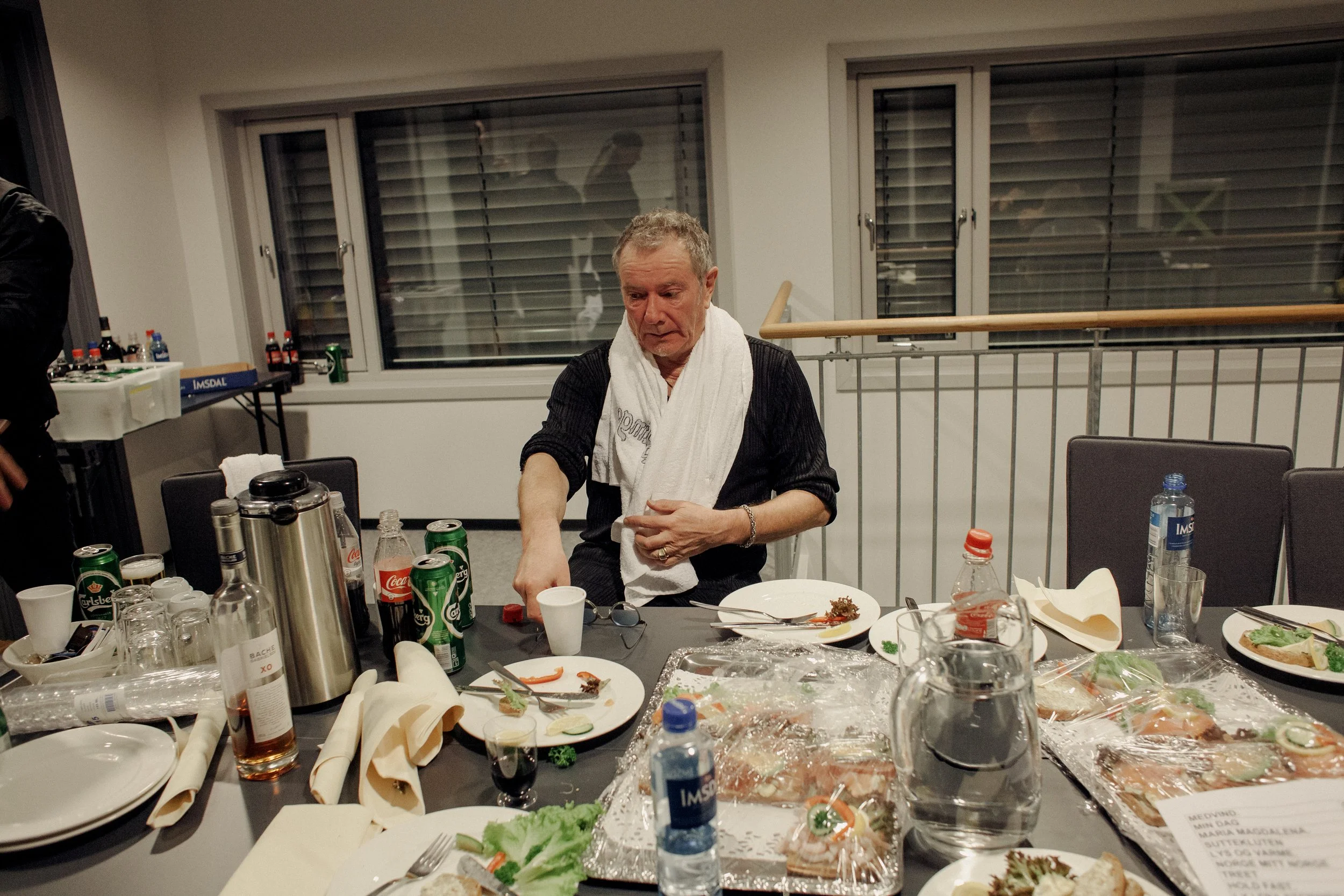 Åge backstage, 2010.