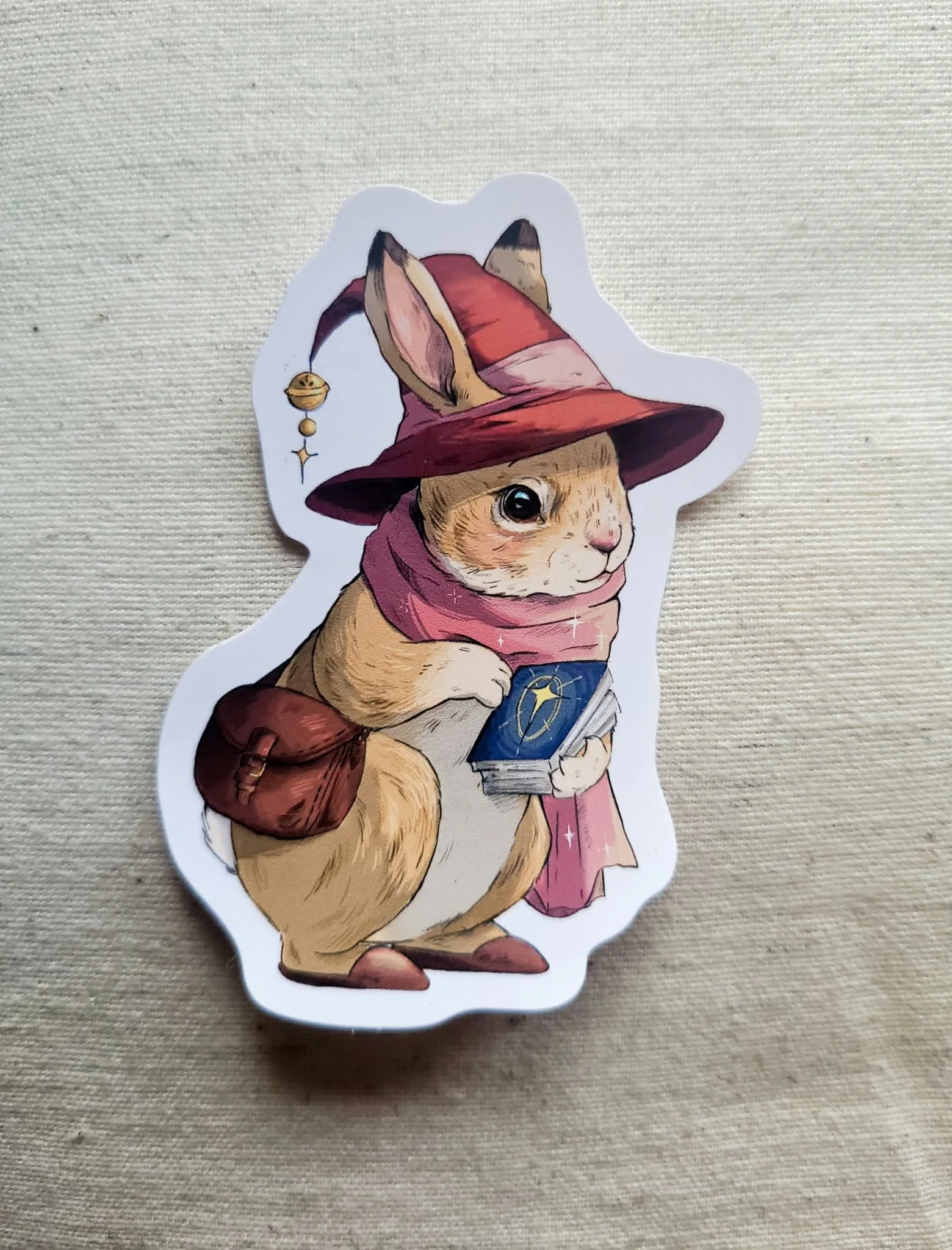 Wizard Bunny Vinyl Sticker